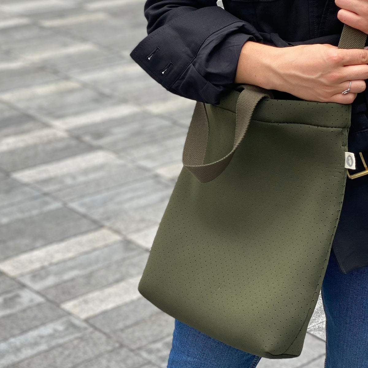 Quilted Koala Neoprene Town Bag Ivory