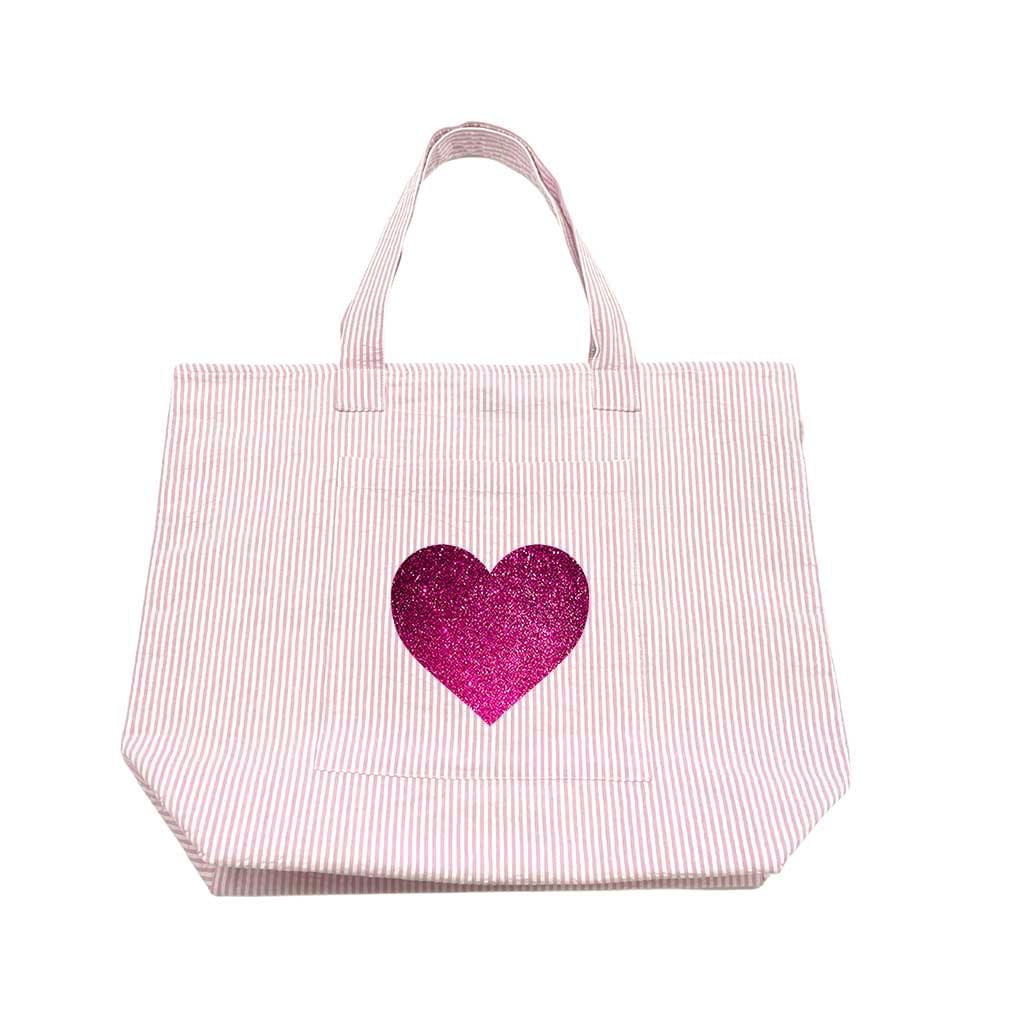 Everything Bag: Pink Seersucker ONLY $35.20 WITH CODE FUN - Quilted Koala
