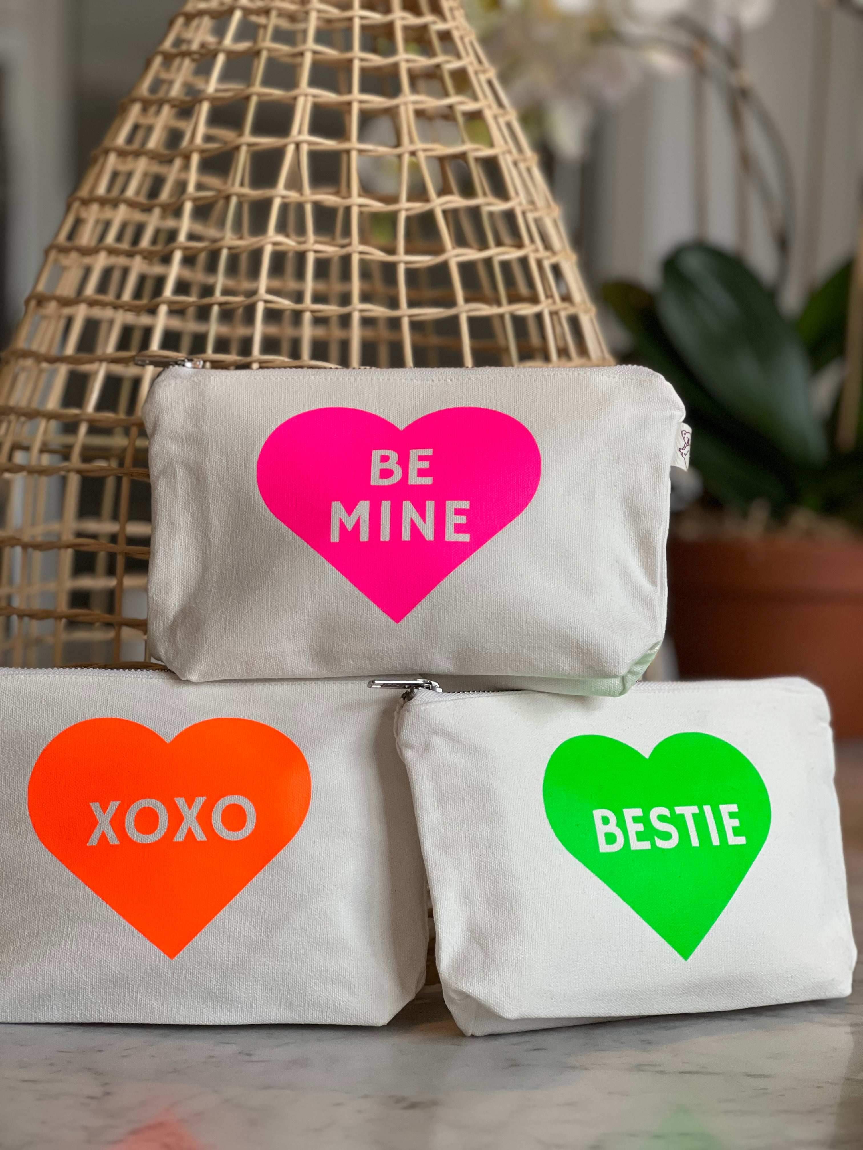 Valentine's Day Be Mine Hot Pink - NEW! - Quilted Koala