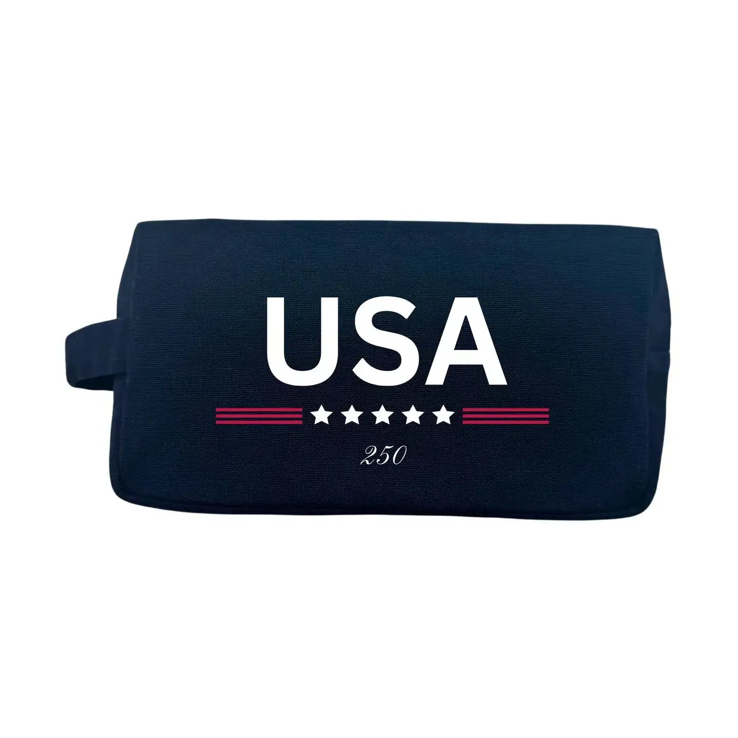 Navy Dopp Bag- USA 250 - Quilted Koala