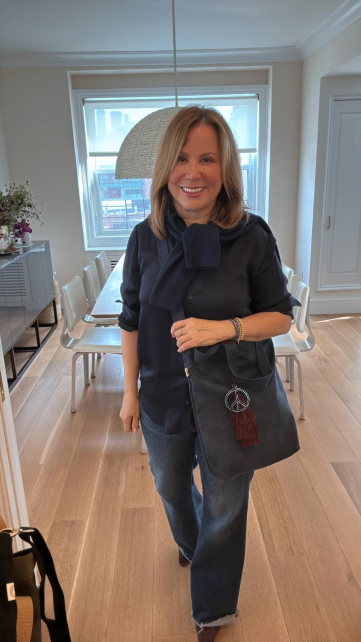 Vegan Suede Crossbody Bag in Navy with TWO GIFTS! - Quilted Koala