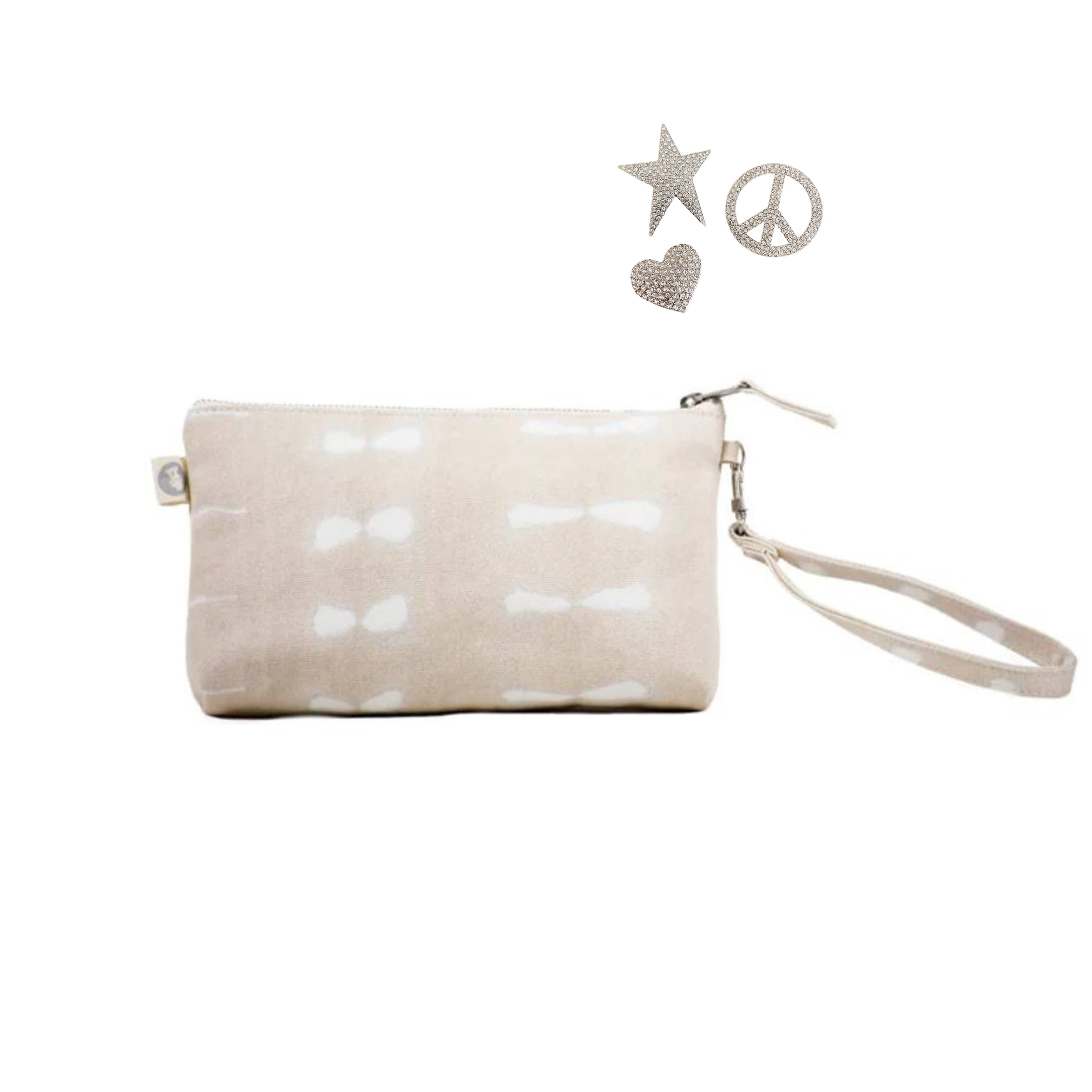 Mini Luxe Clutch Bundle: Stone Shibori with FREE Silver Koala Jewelry - Quilted Koala