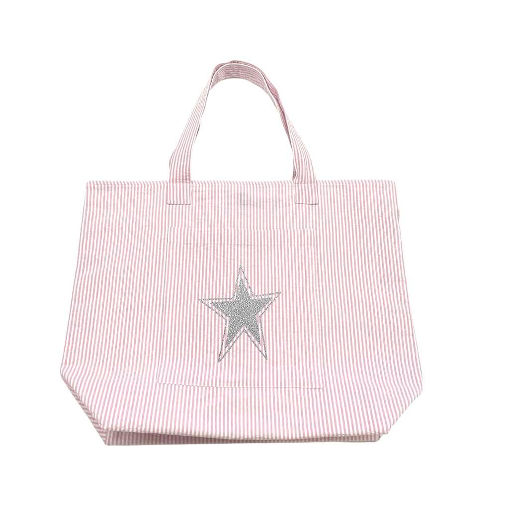 Everything Bag: Pink Seersucker ONLY $35.20 WITH CODE FUN - Quilted Koala