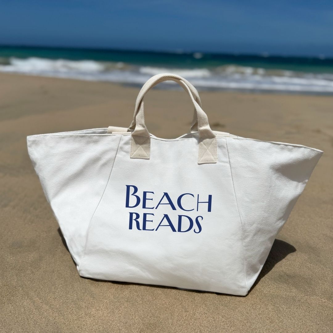 BEACH READS Natural Chelsea Bag - NEW - Quilted Koala