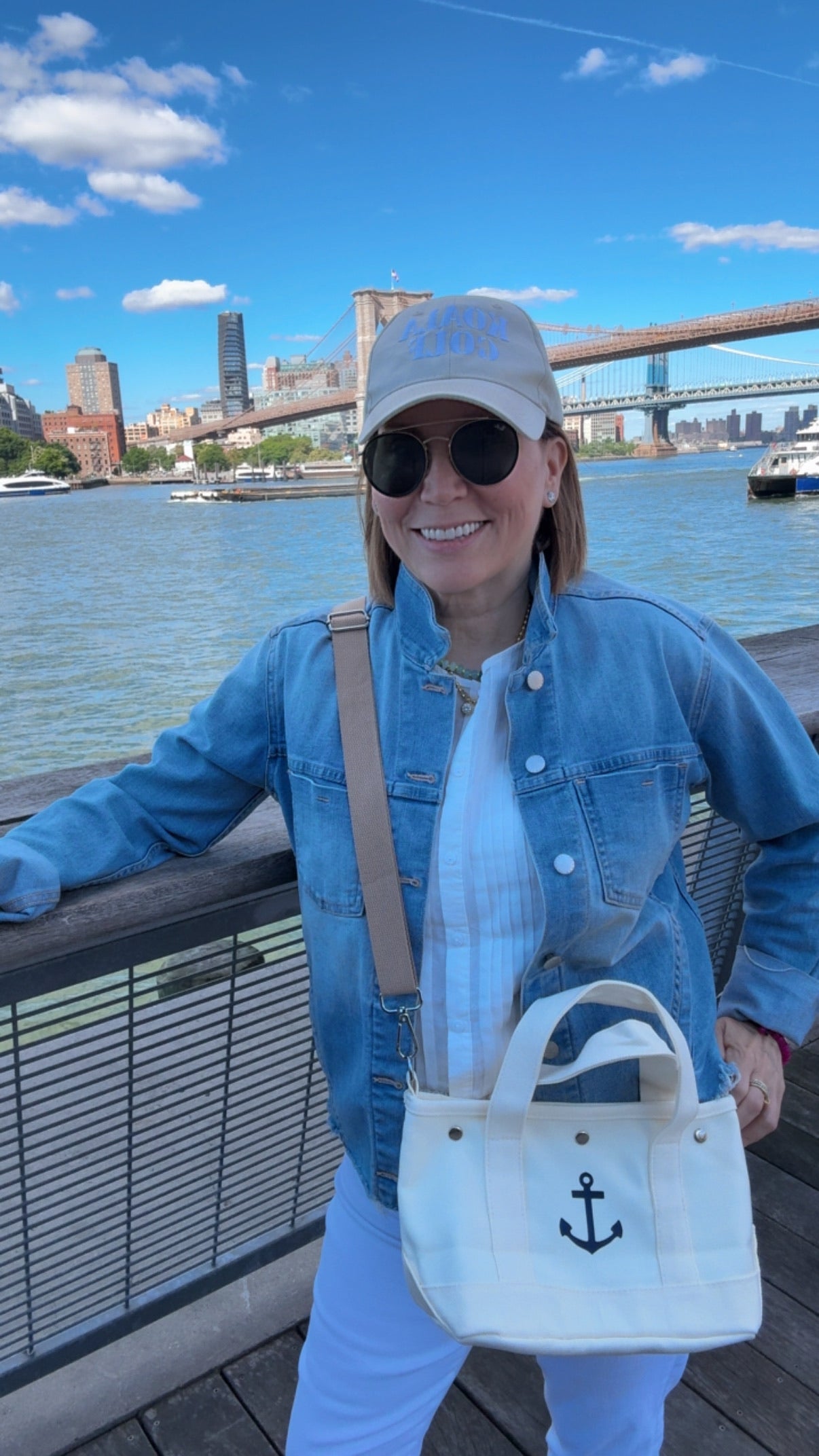 The Seaport Boat Bag - Natural Canvas - Quilted Koala