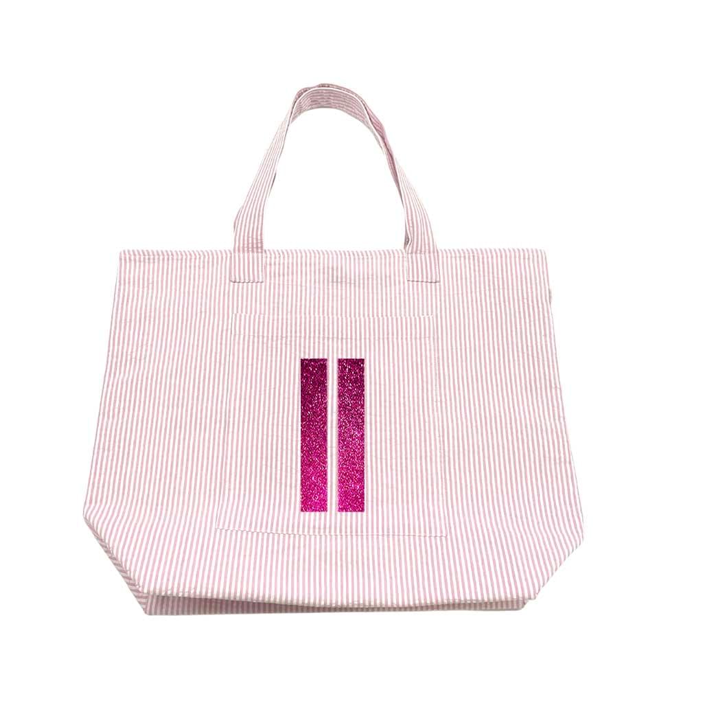Everything Bag: Pink Seersucker ONLY $35.20 WITH CODE FUN - Quilted Koala