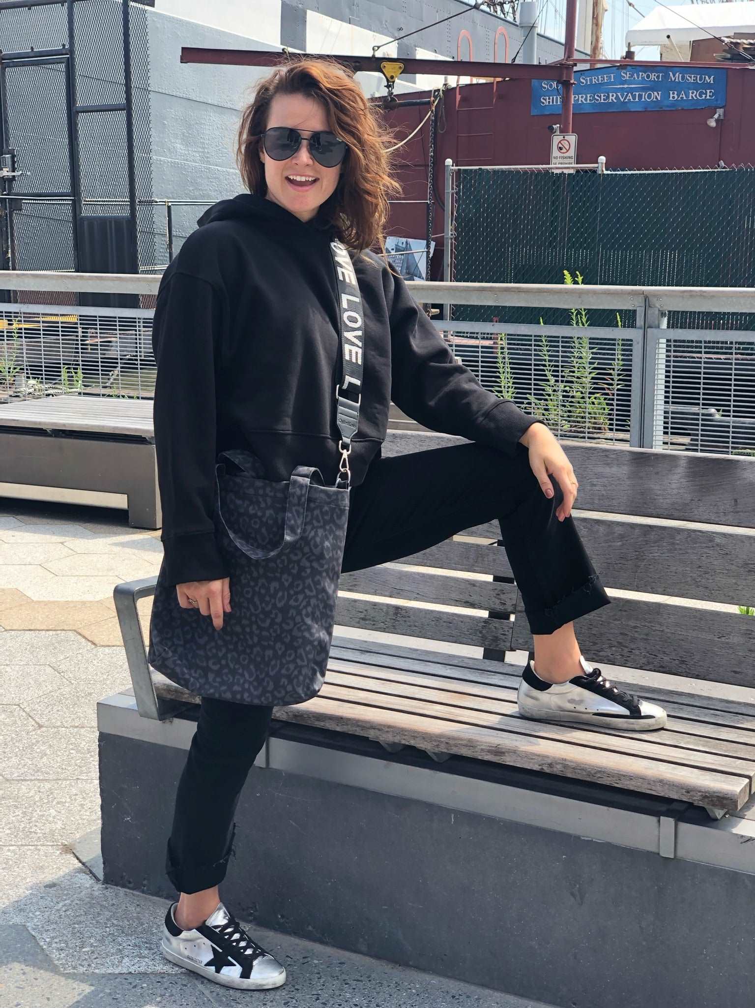 Basics Collection: Town Bag Crossbody - Quilted Koala