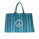 East West Bag - HAPPY BLUE Stripes - Quilted Koala