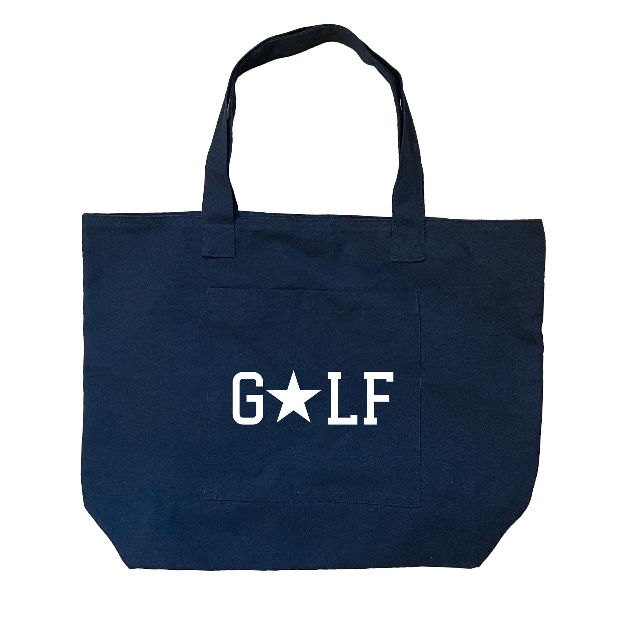 Navy Everything Bag - GOLF Star in White Matte - Quilted Koala