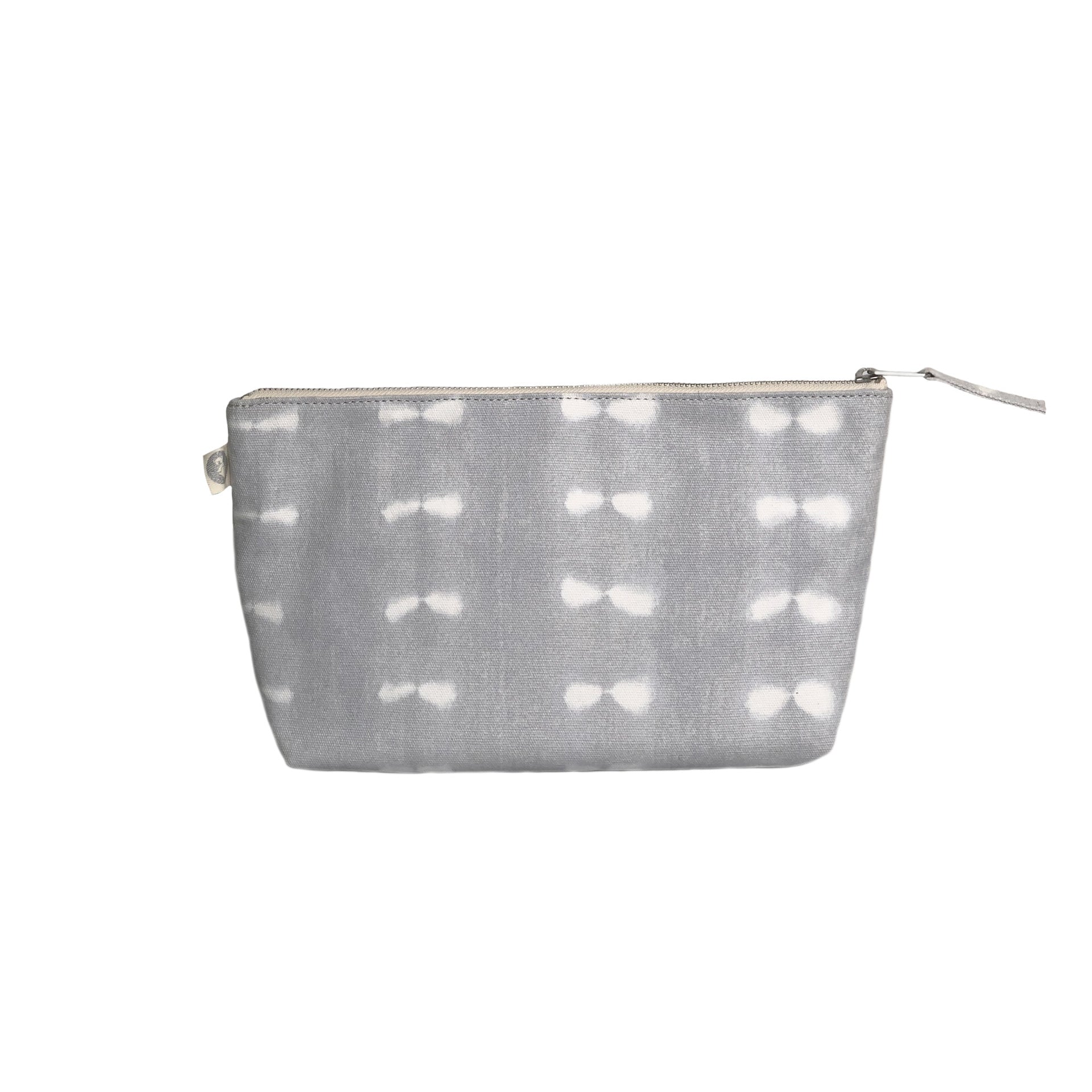 Grey Shibori Tie Dye Beach Clutch - Quilted Koala
