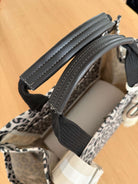 Leopard Luxe North South Bag + FREE Silver Tassel + FREE Black Peace Charm + FREE Black/Silver LOVE Strap - Quilted Koala