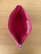 MOM STUFF - Pink Makeup Bag with Orange - NEW! - Quilted Koala