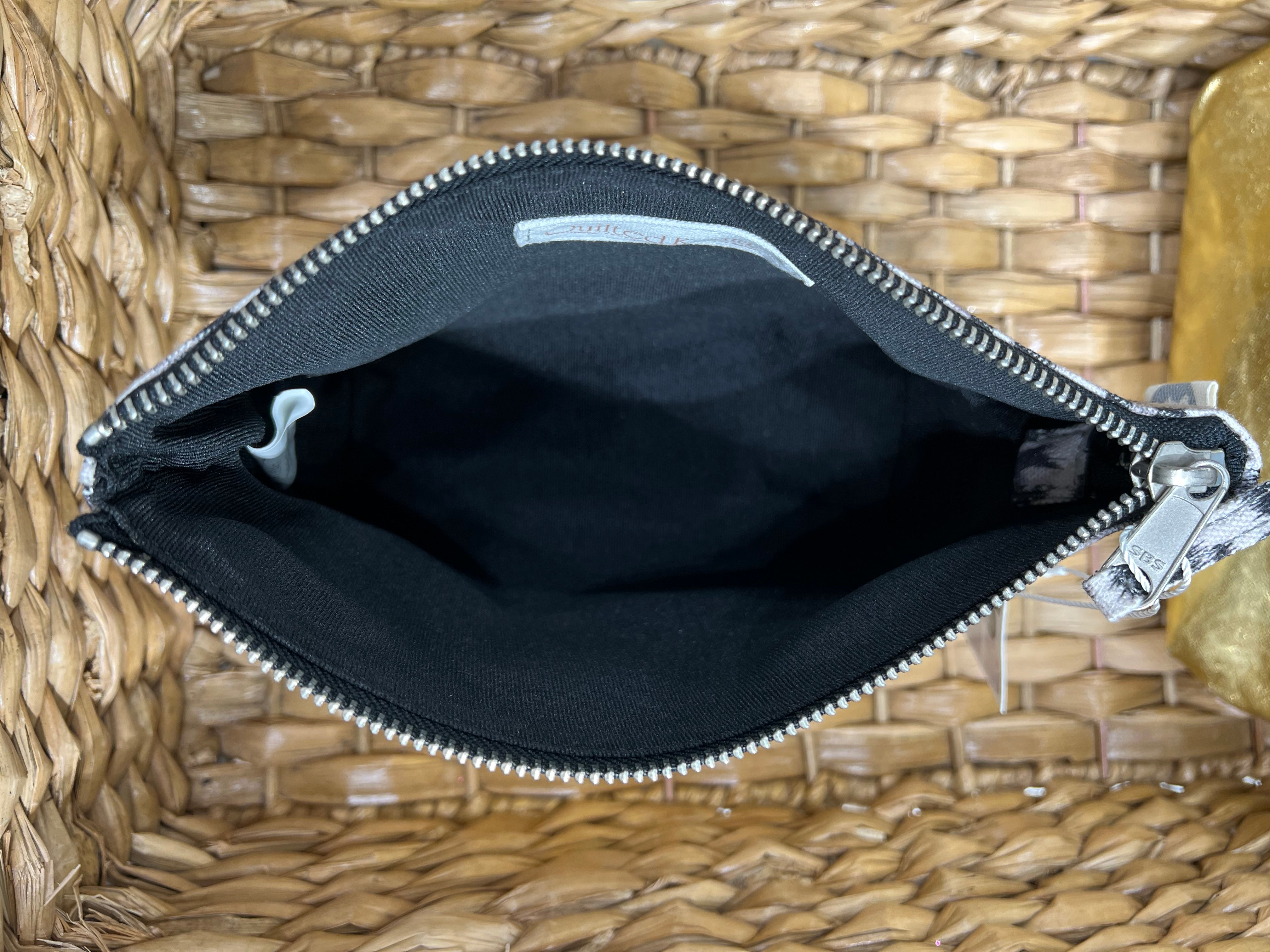 Makeup Bag - Favorite Daughter in Gold Foil NEW! - Quilted Koala