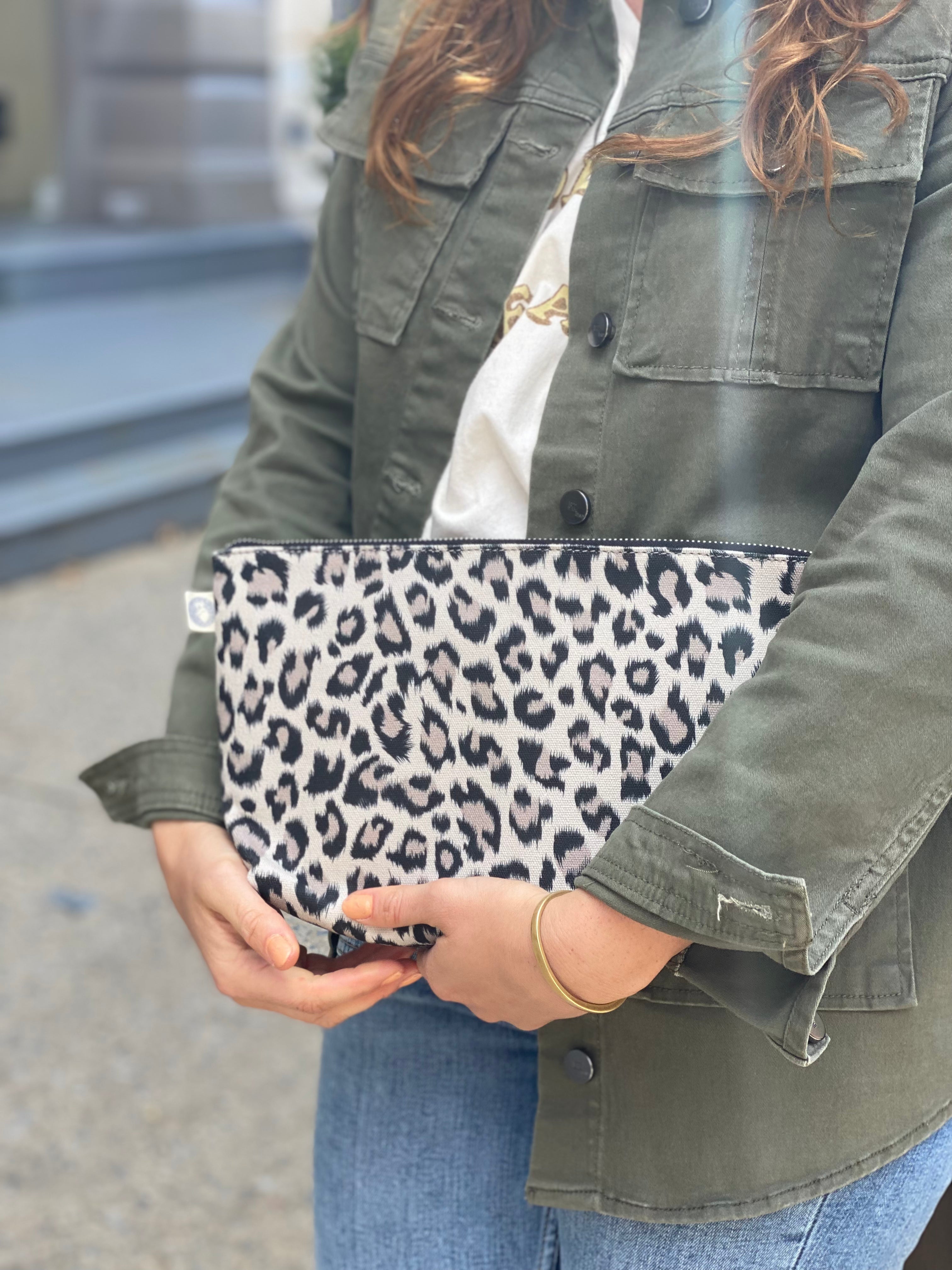 Clutch Basics - Leopard - Quilted Koala