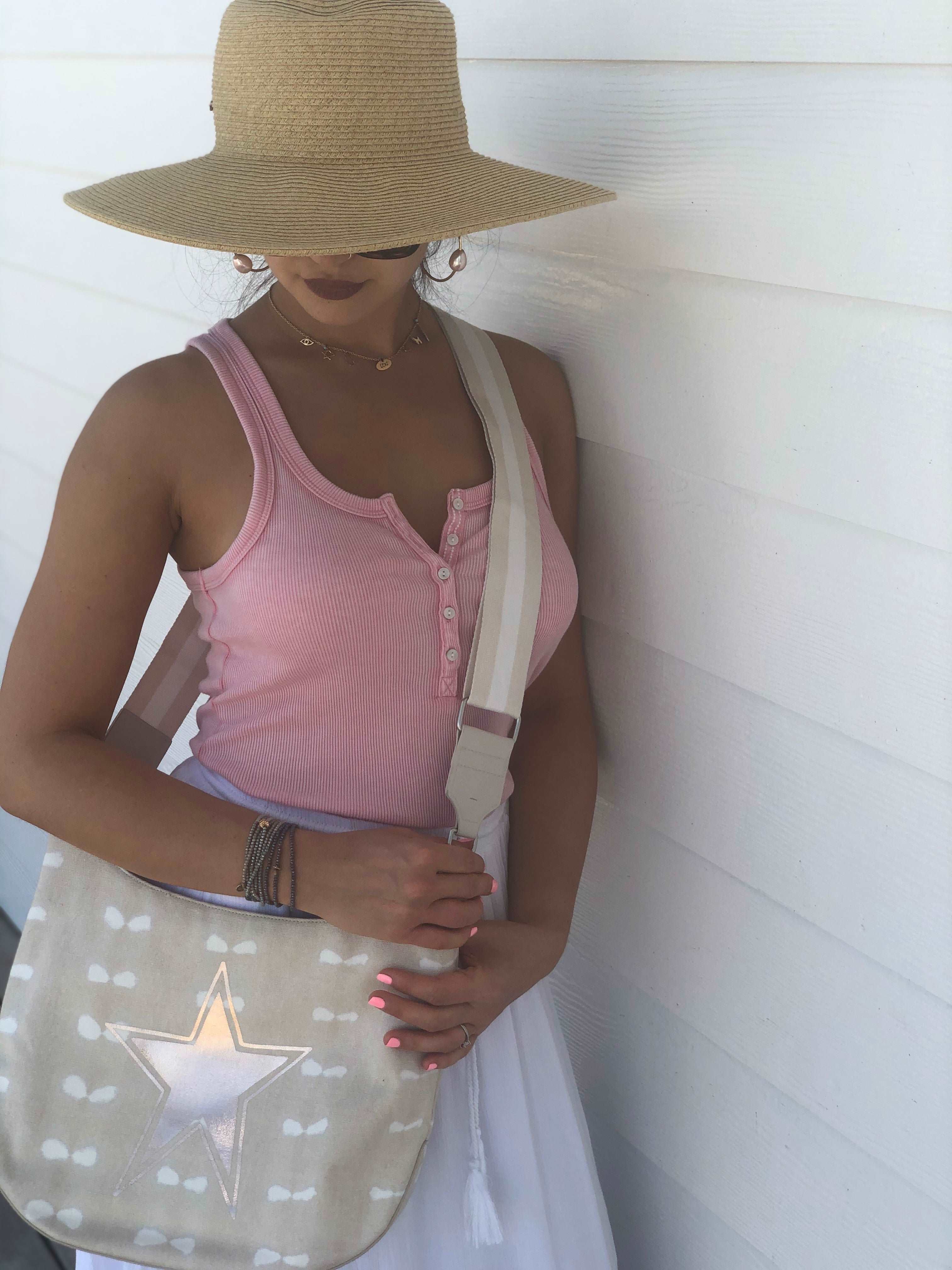 City Bag: Stone Shibori - Quilted Koala