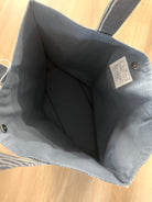 Koala Basics: Blue Ticking Stripe Everything Bag - Quilted Koala