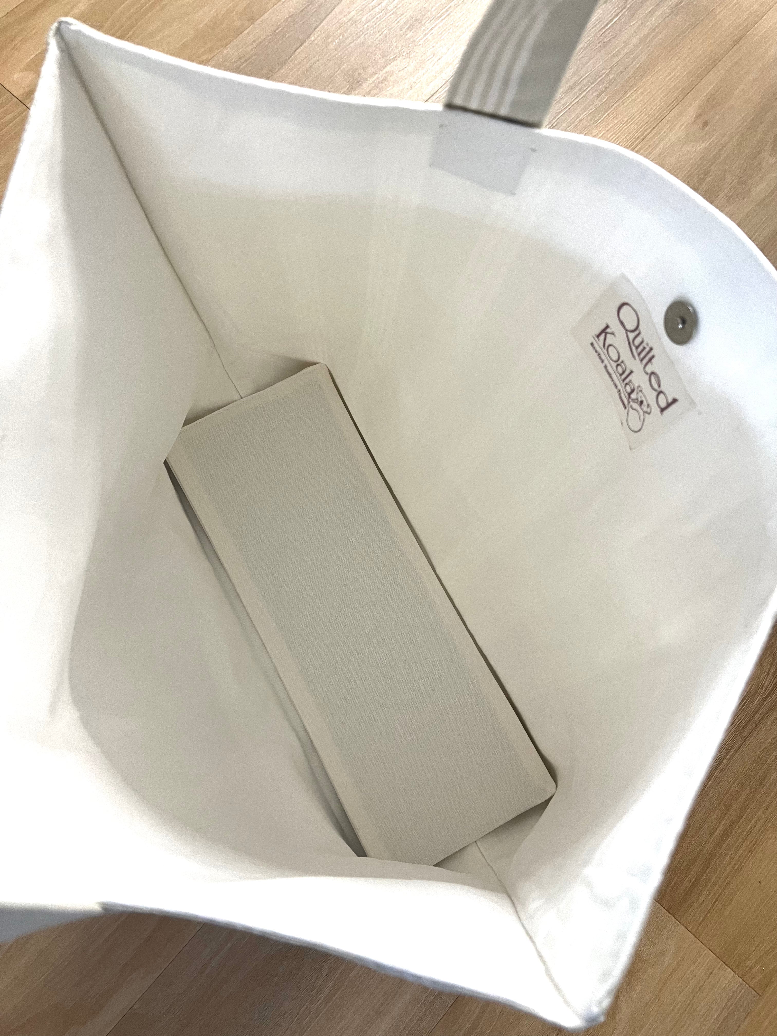 Sand Ticking Stripe Everything Bag- Rose Golf Foil Heart GOLF - Quilted Koala