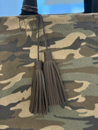 NEW! KOALA TASSEL - MOCHA Vegan Leather - Quilted Koala