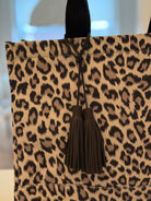 NEW! KOALA TASSEL - MOCHA Vegan Leather - Quilted Koala