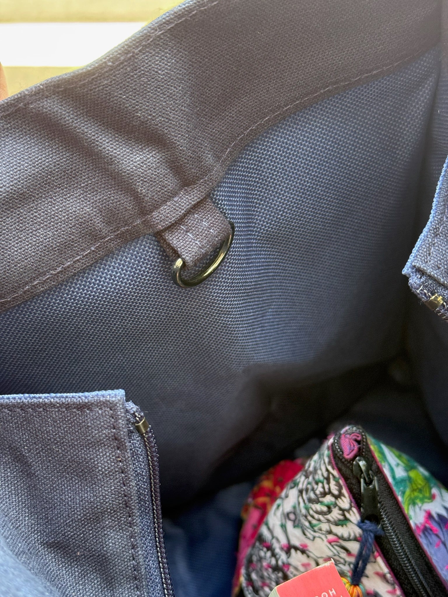 Golf Cart Anywhere Bag in Navy with White Matte GOLF - Quilted Koala