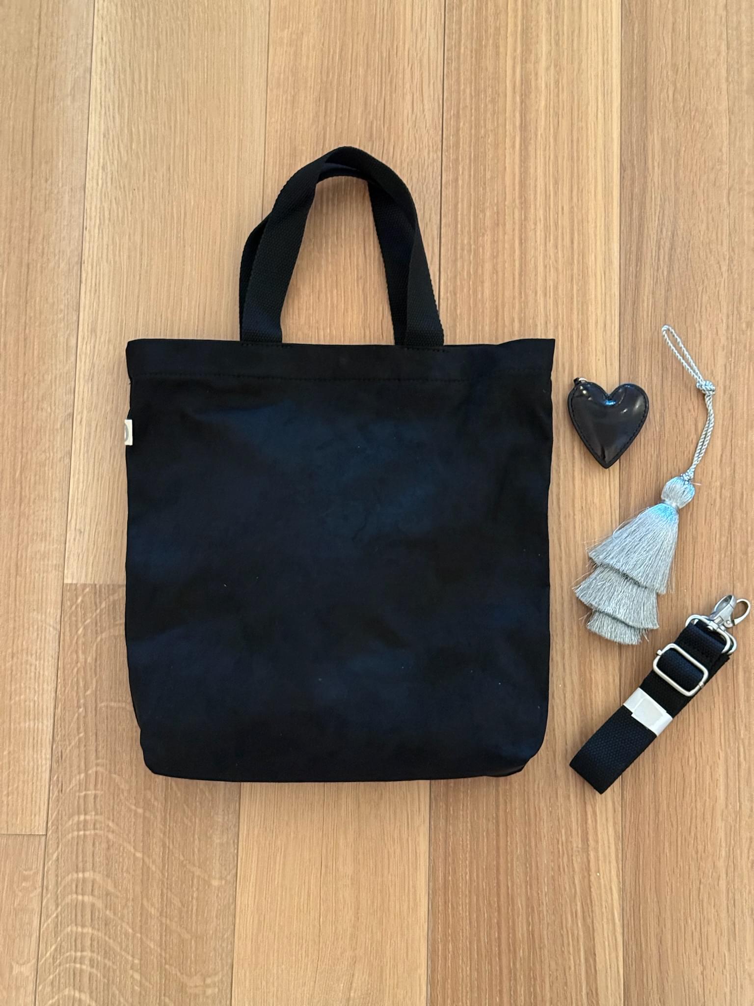 Vegan Suede Crossbody Bag in Black with TWO GIFTS! - Quilted Koala
