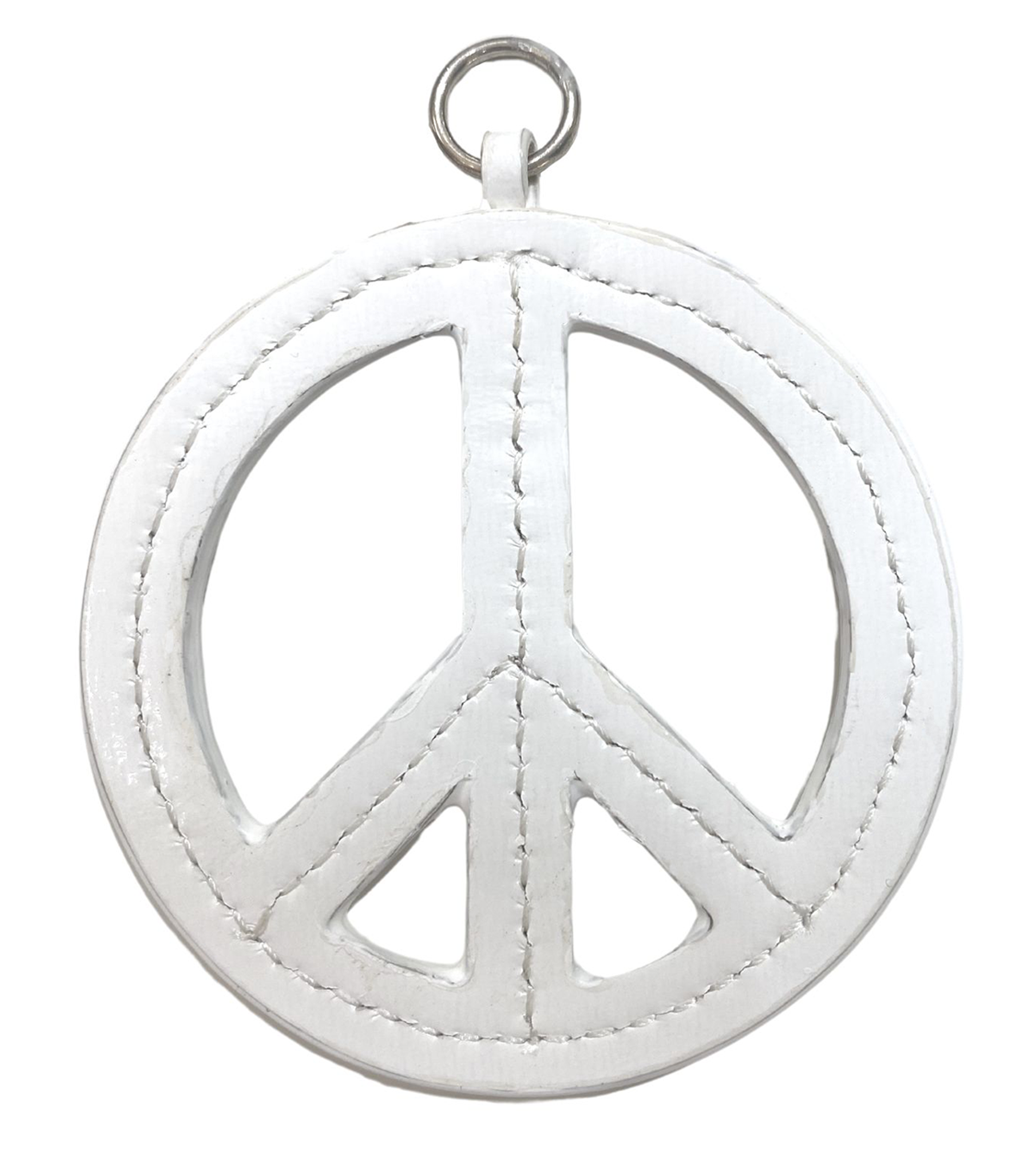NEW! Koala Charms- White Peace Sign - Quilted Koala