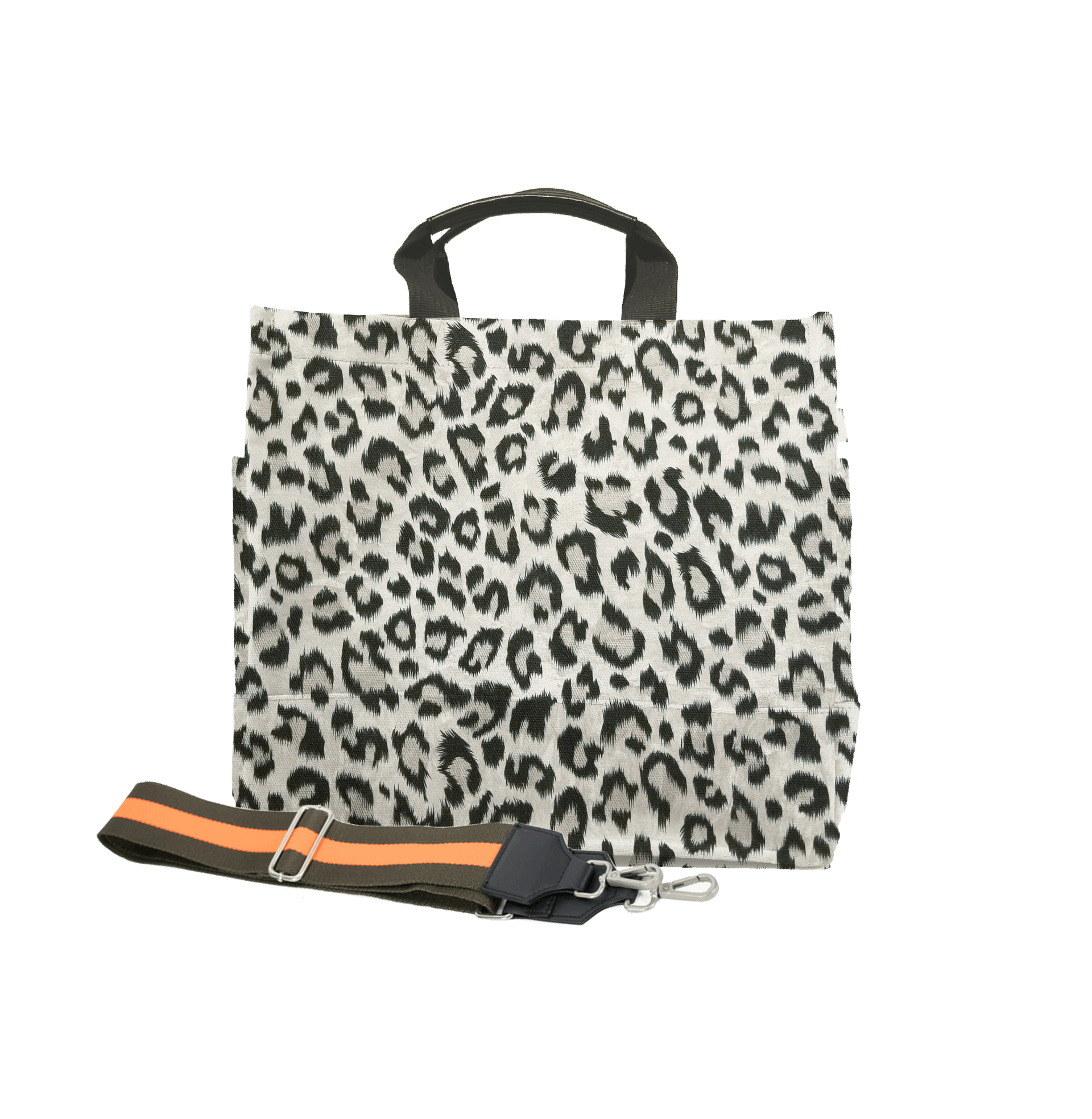 Color Stripes: Leopard North South Bag - Quilted Koala