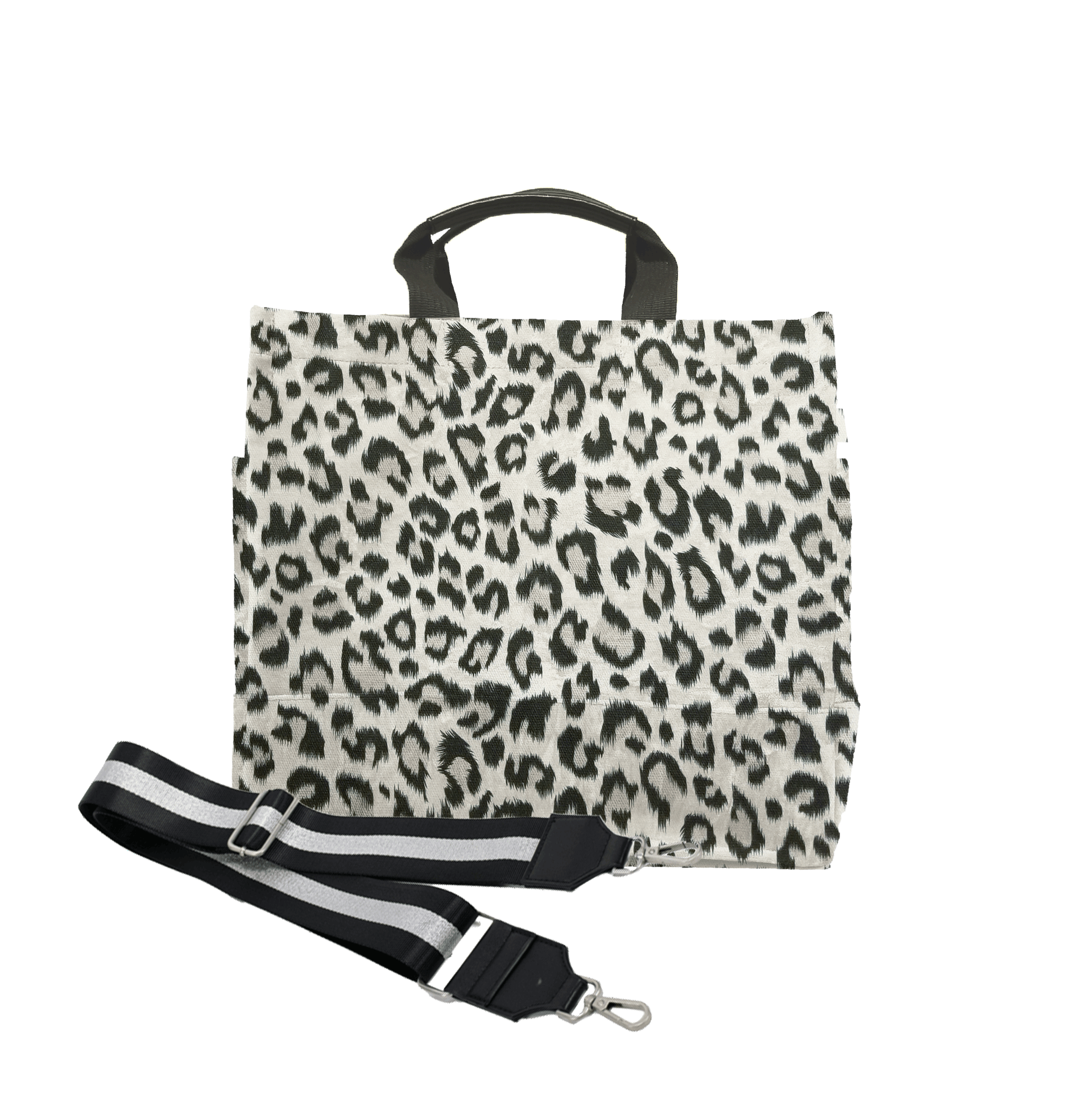Color Stripes: Leopard North South Bag - Quilted Koala
