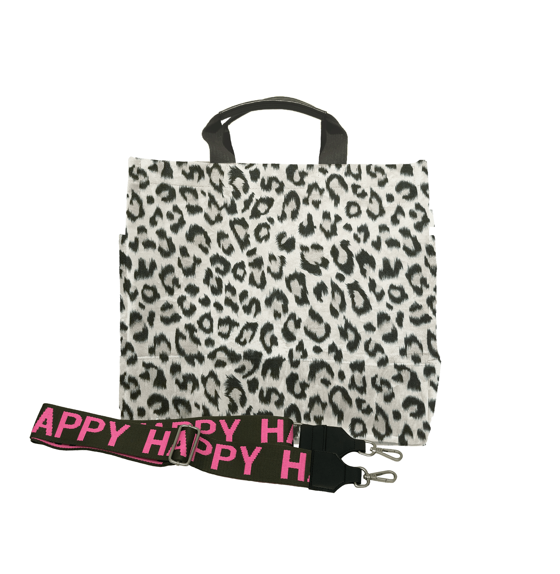 Color Stripes: Leopard North South Bag - Quilted Koala