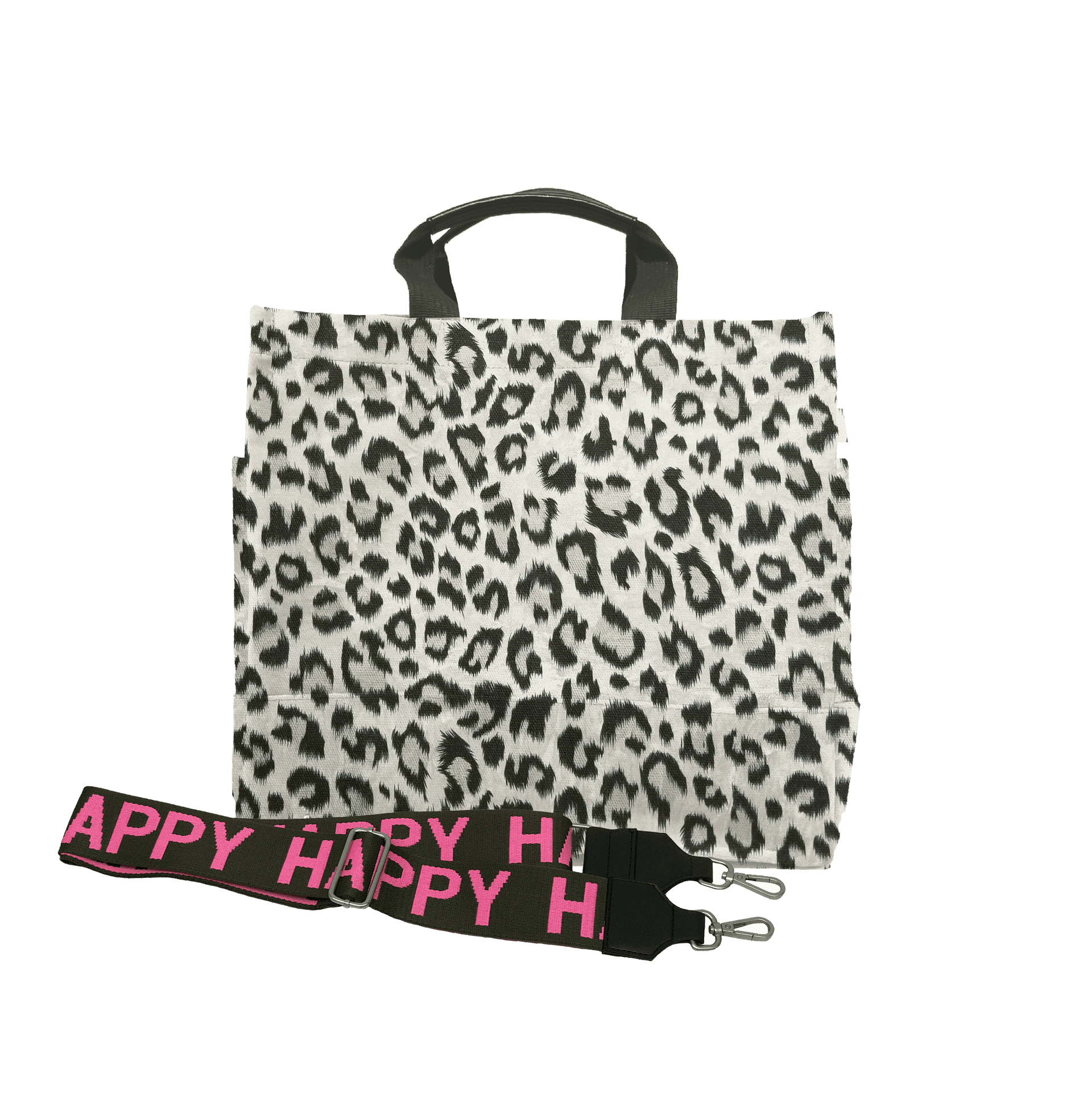 Color Stripes: Leopard North South Bag - Quilted Koala