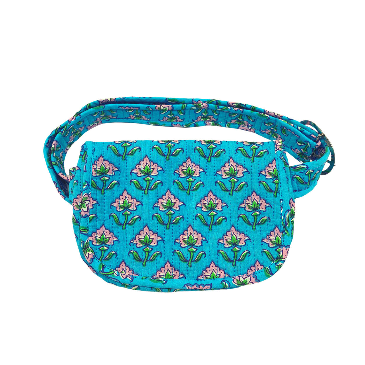 Quilted Koala Wood Block Print Belt Bag - Quilted Koala