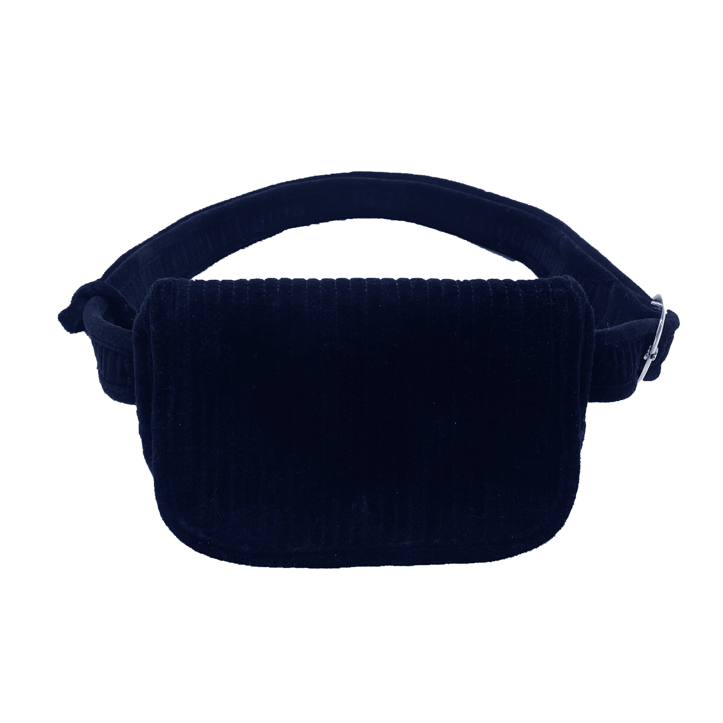 Navy Crushed Velvet Luxe North South Bag Gift Set - Quilted Koala