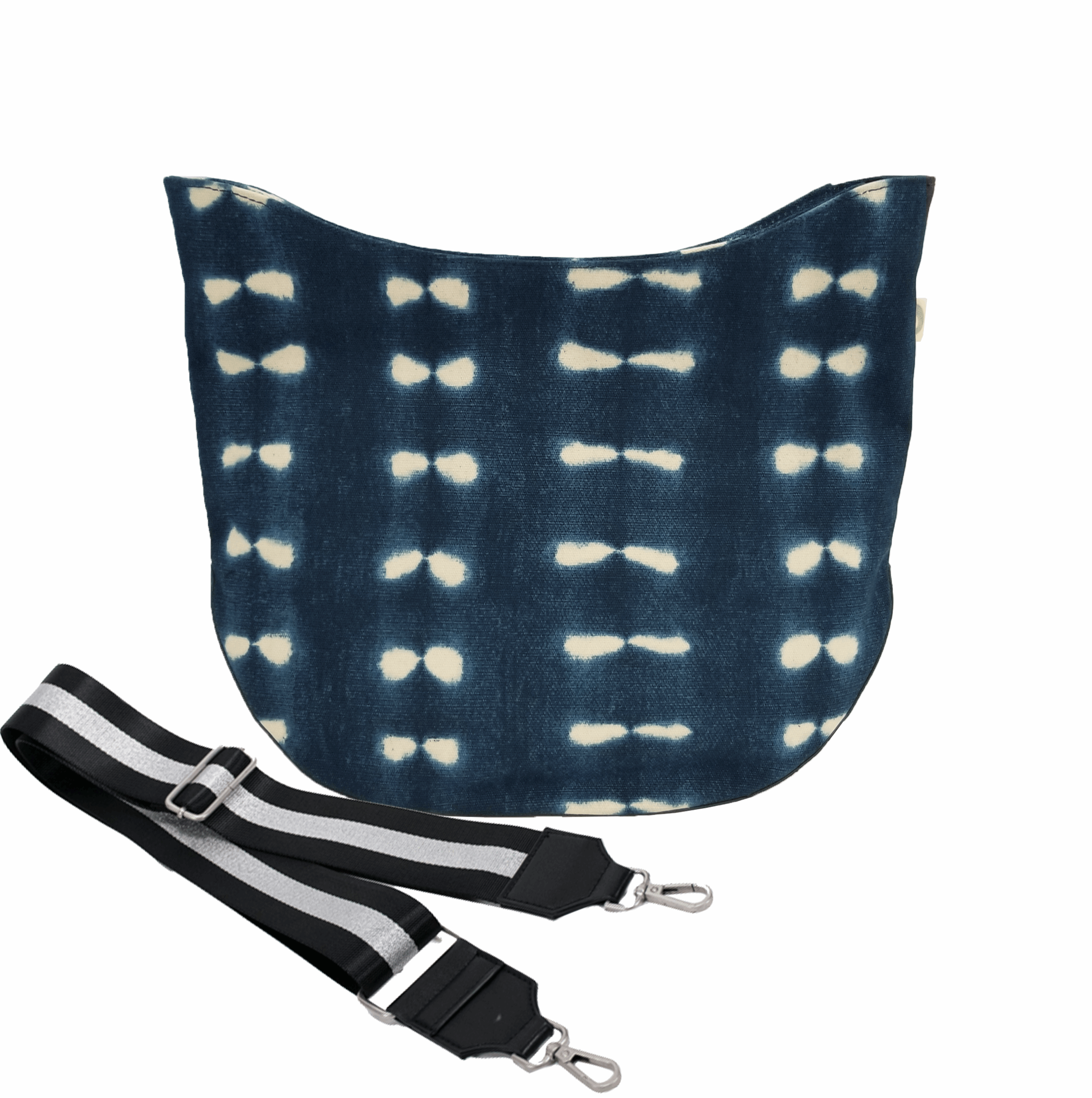 City Bag: Blue Shibori - Quilted Koala