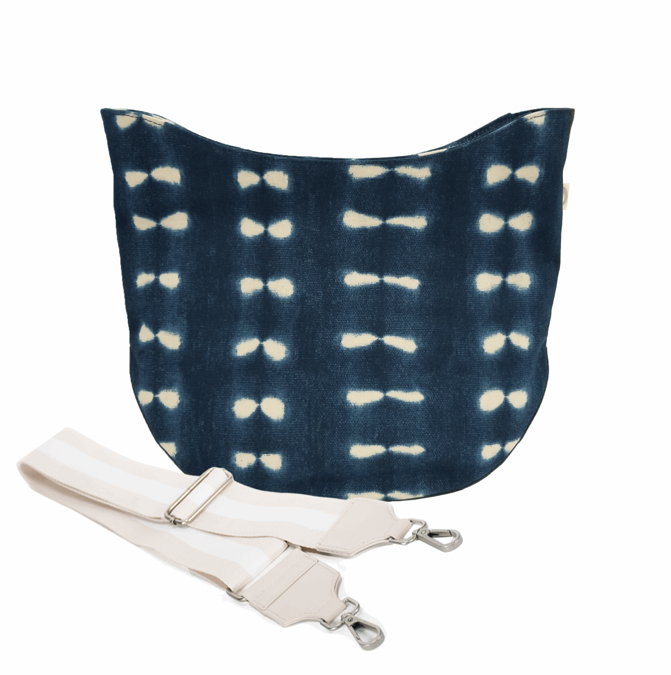 City Bag: Blue Shibori - Quilted Koala