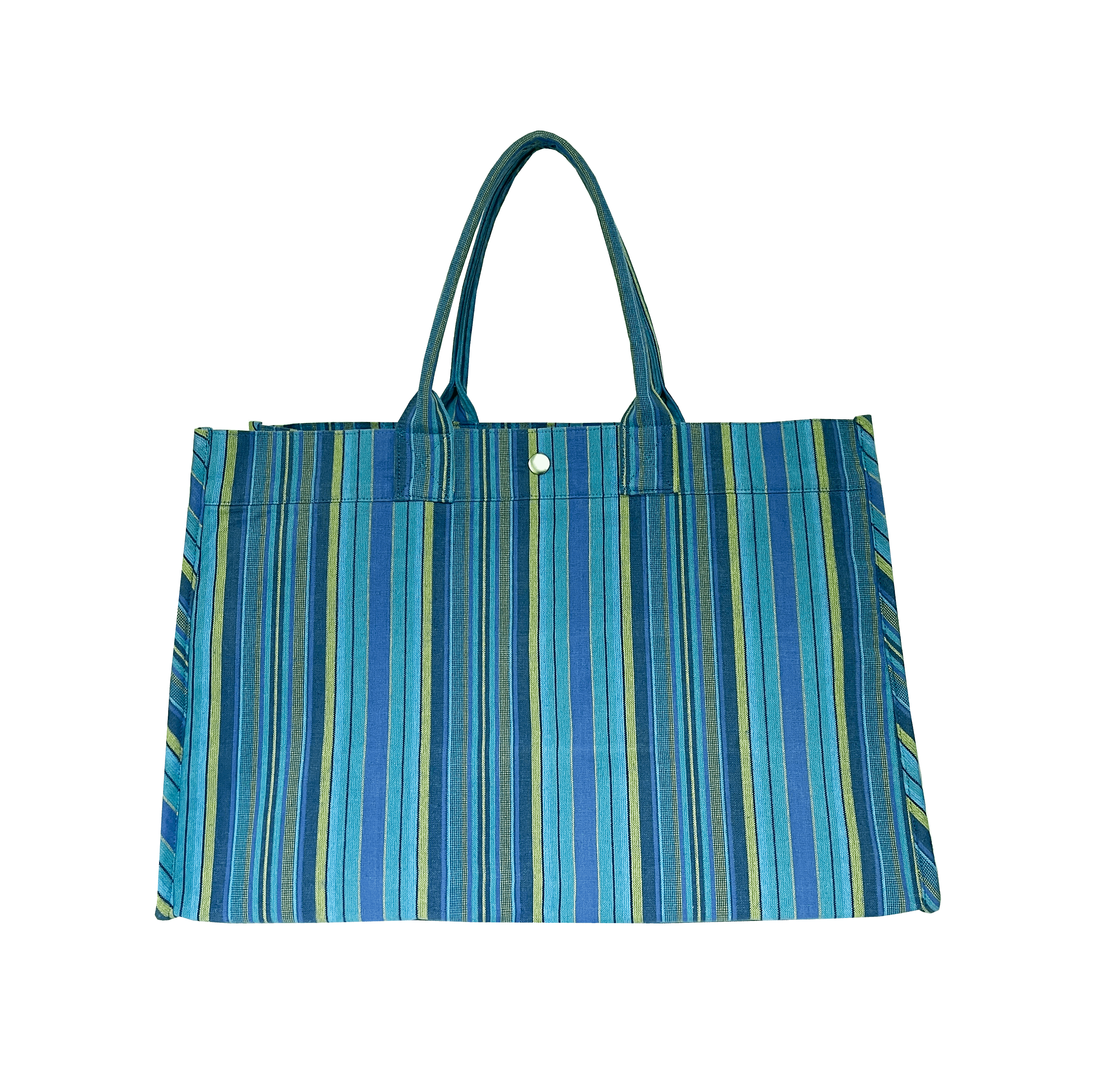 East West Bag Basics- HAPPY BLUE Stripes - Quilted Koala