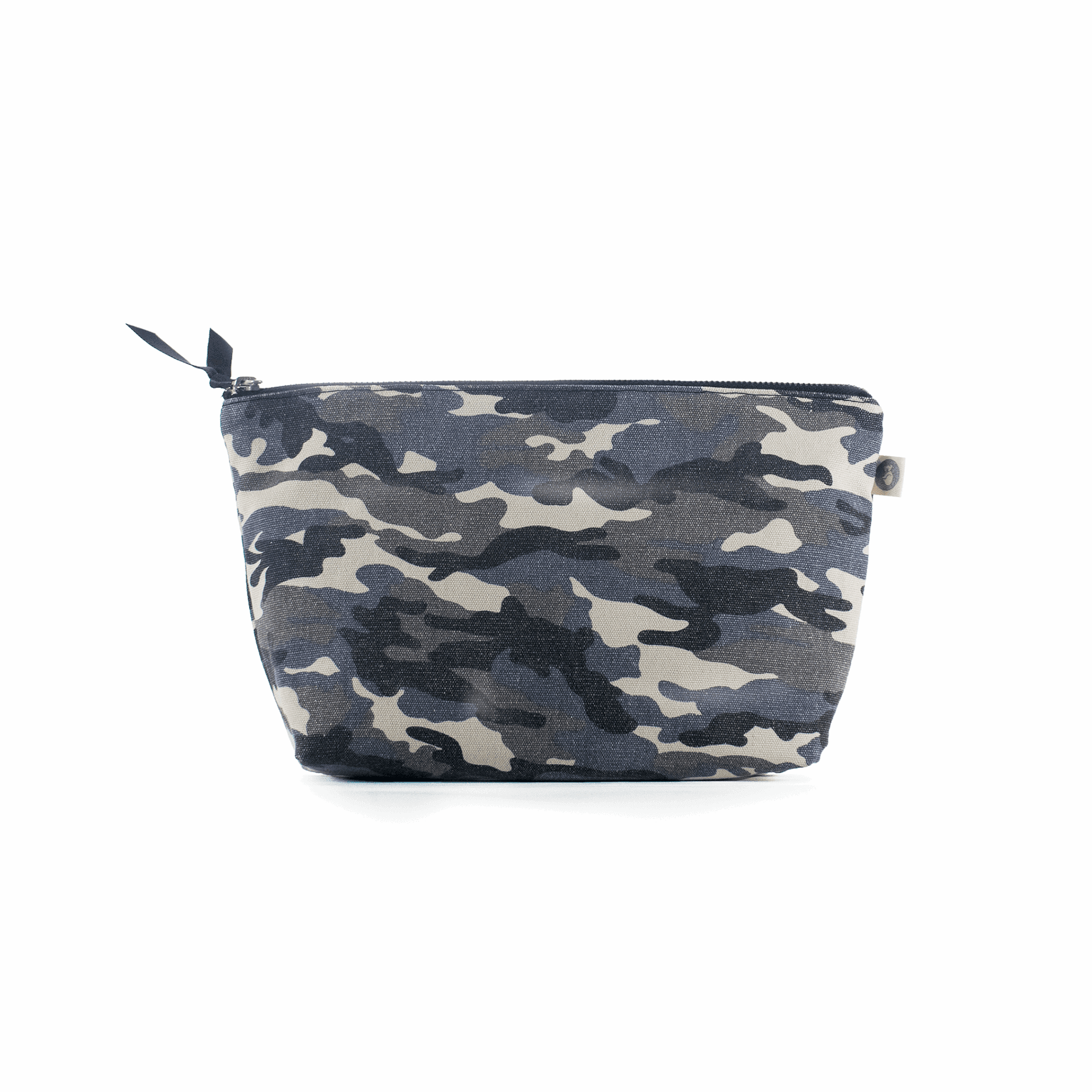 Clutch Bag: Grey Camouflage - Quilted Koala