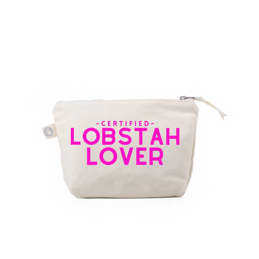 Makeup Bag Natural with Certified LOBSTAH LOVER - Quilted Koala