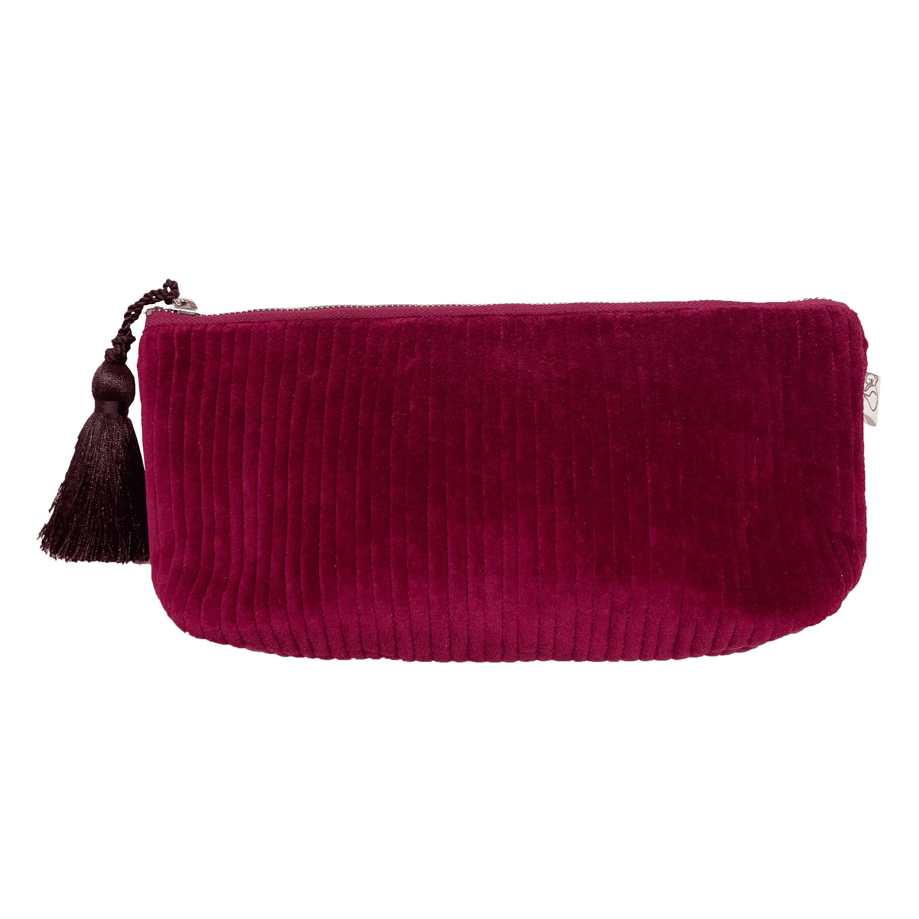 Pink Crushed Velvet Luxe North South Bag Gift Set - Quilted Koala