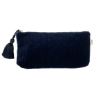 Quilted Velvet Hold Me Clutch - Navy - Quilted Koala