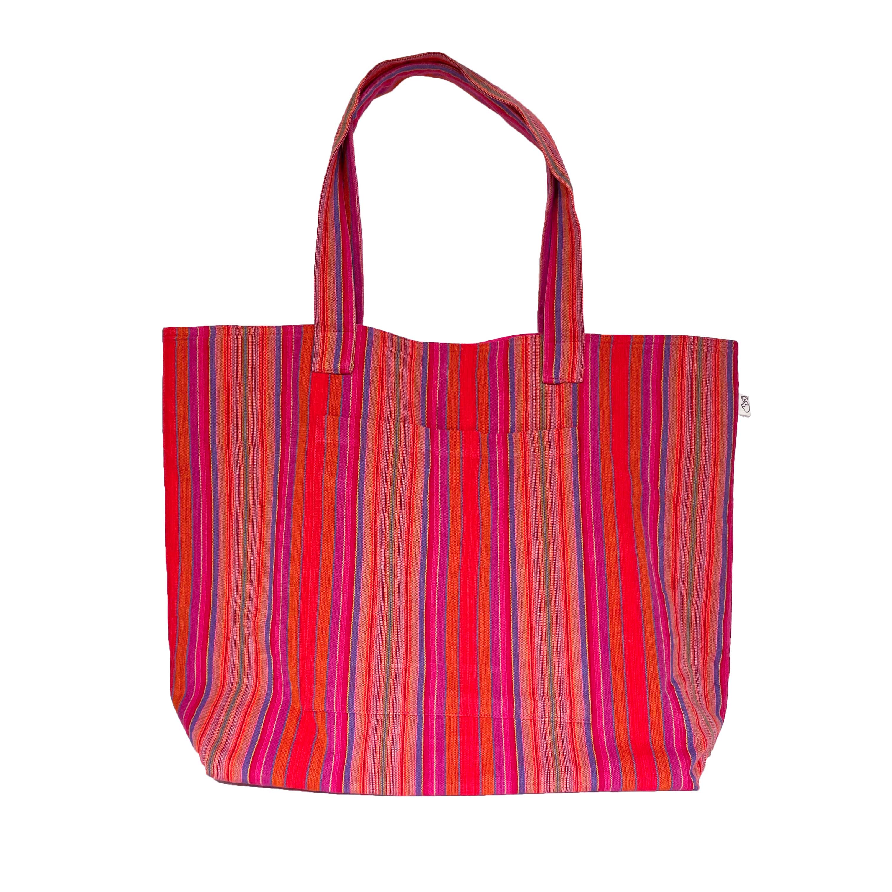 Everything Bag Happy PINK Stripe - Quilted Koala