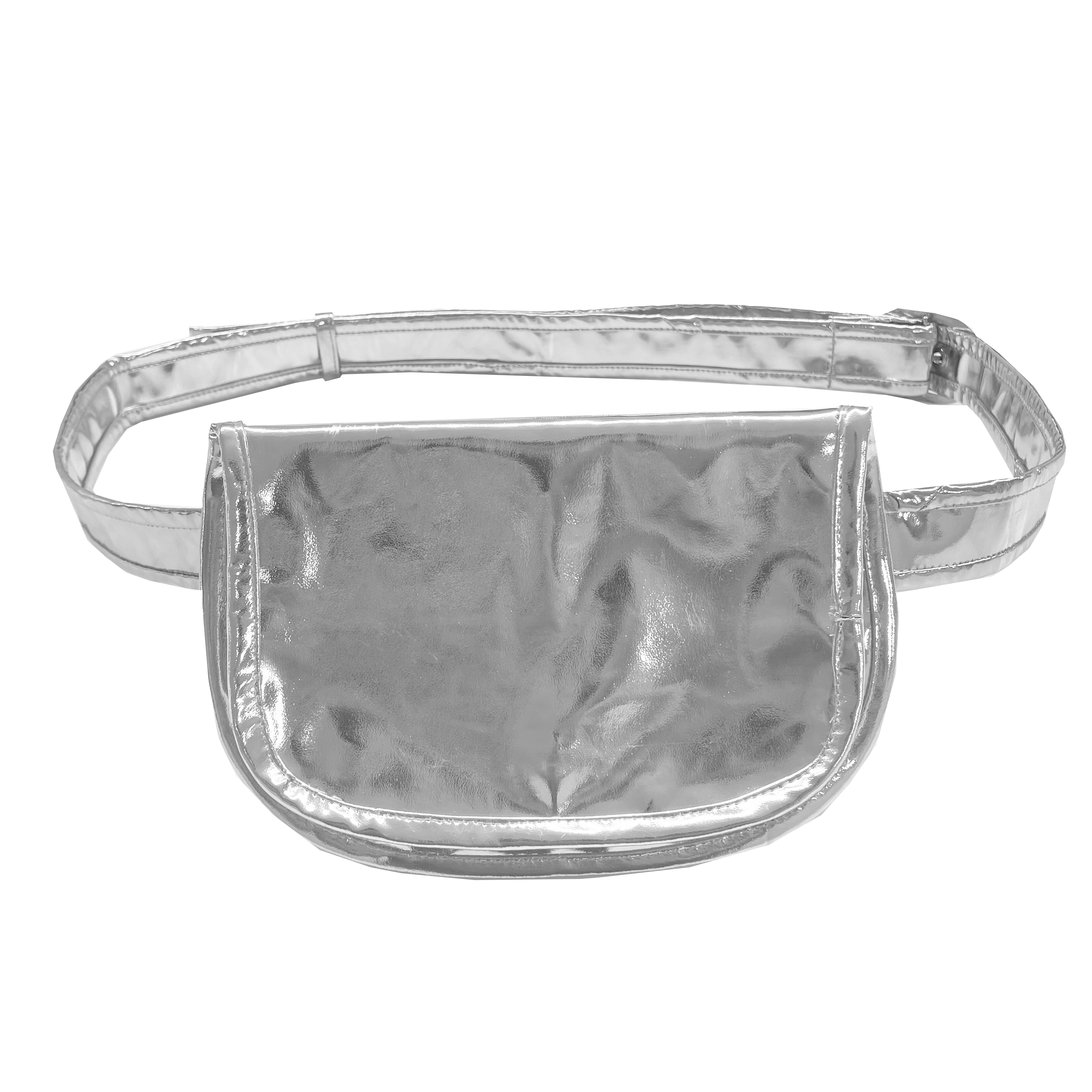 Silver Metallic Adjustable Belt Bag - SALE! - Quilted Koala