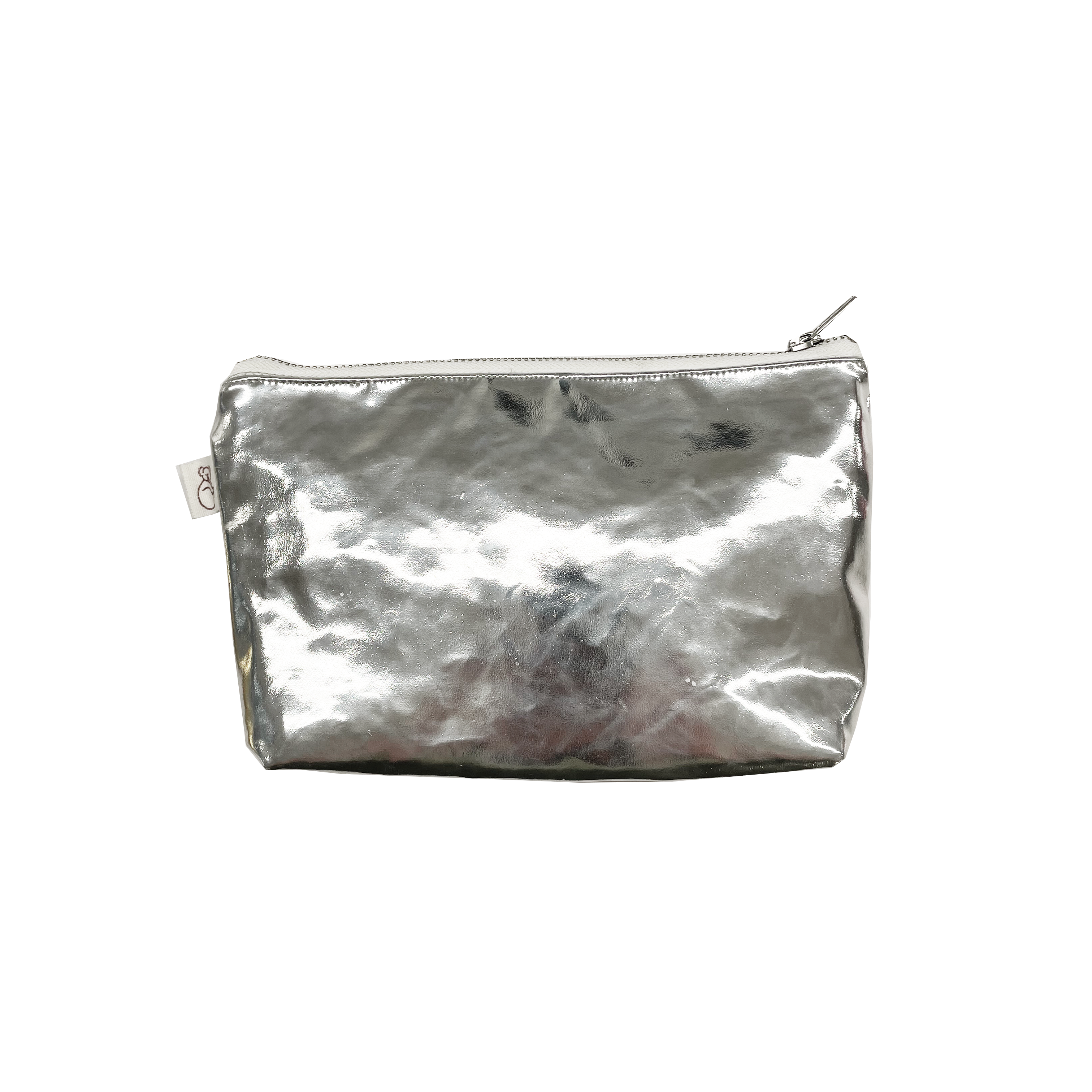 Silver Metallic Makeup Bag - almost gone! - Quilted Koala