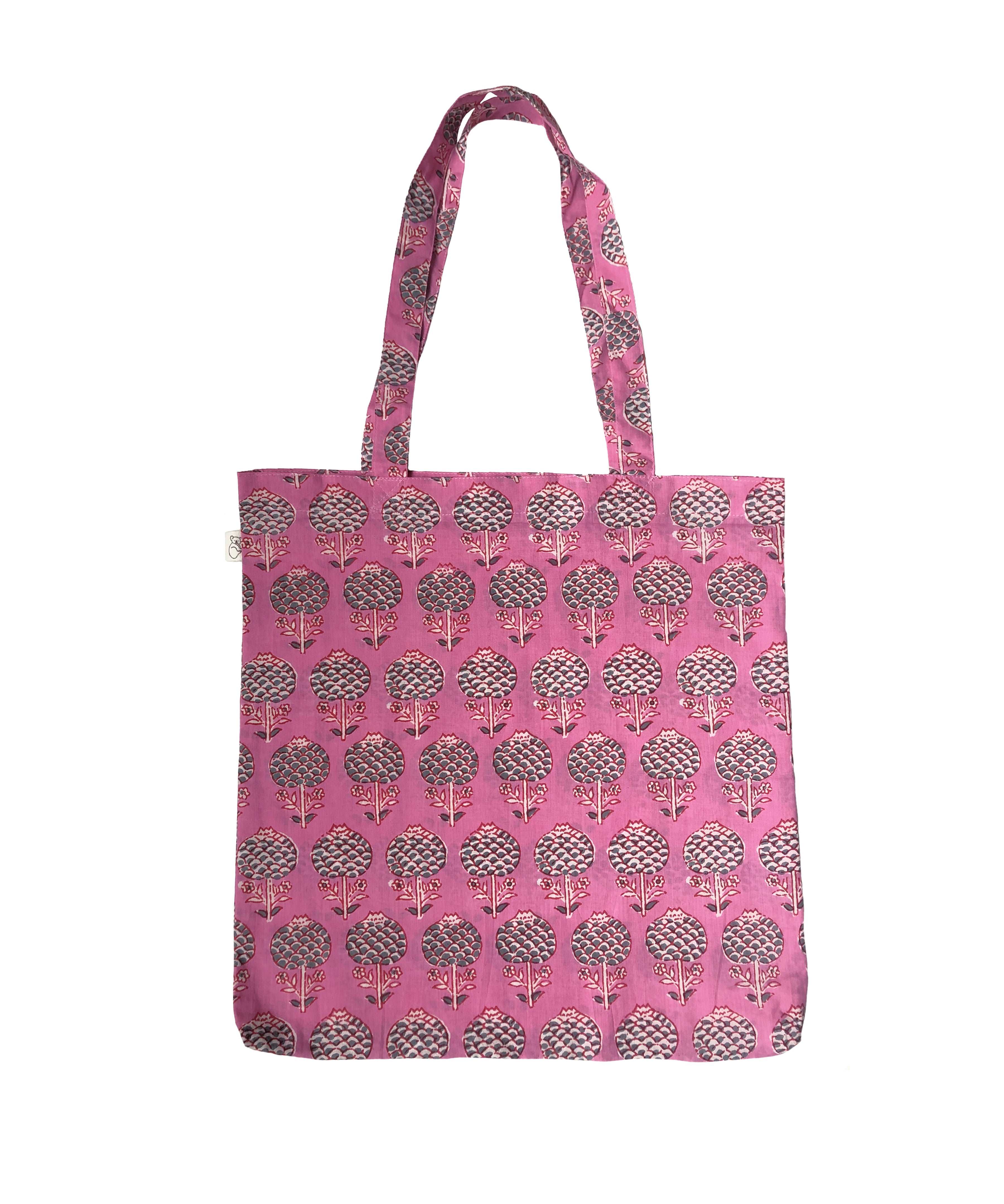 Boho Market Bag - Pink - Quilted Koala