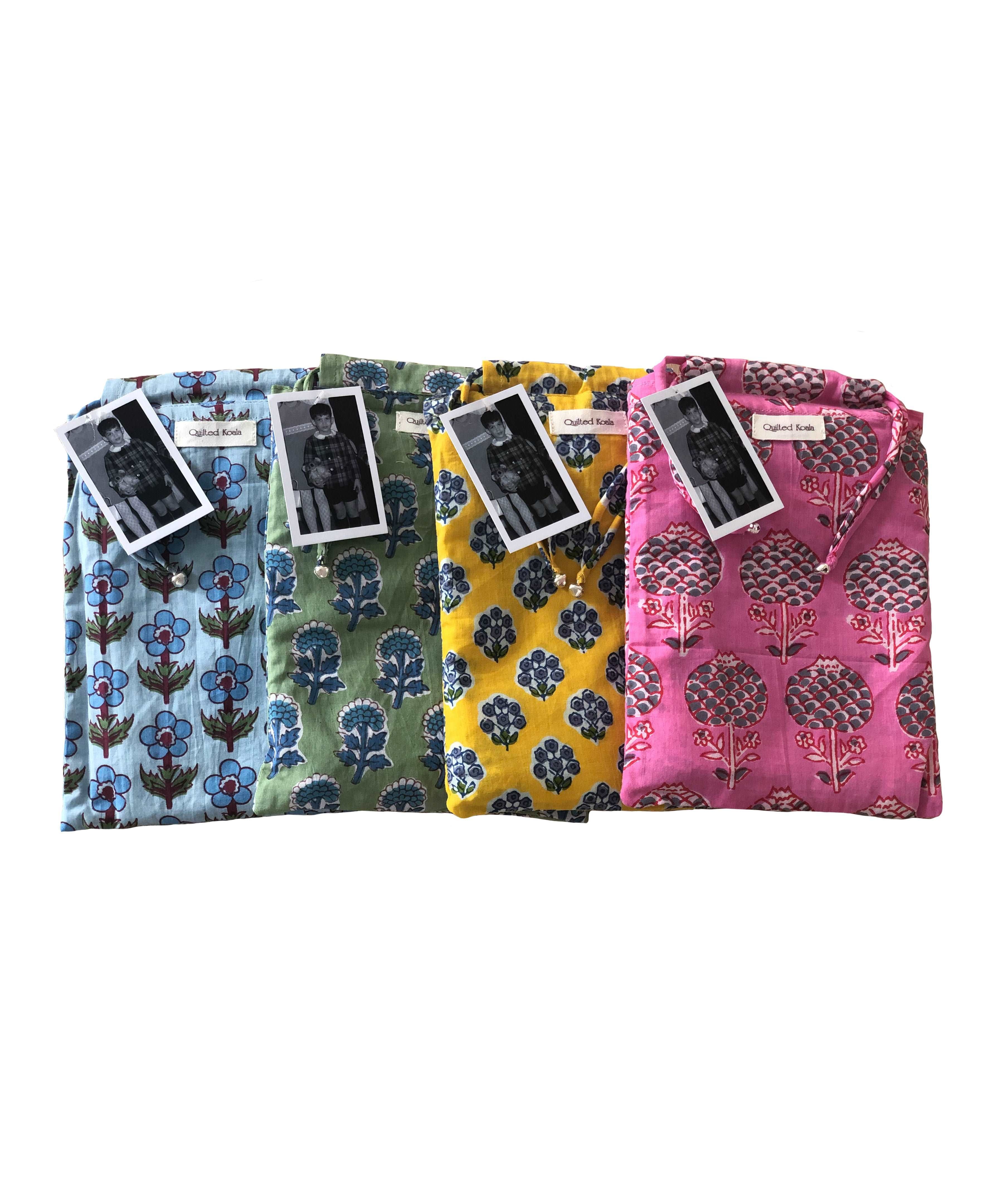 Boho Market Bag - Blue - Quilted Koala