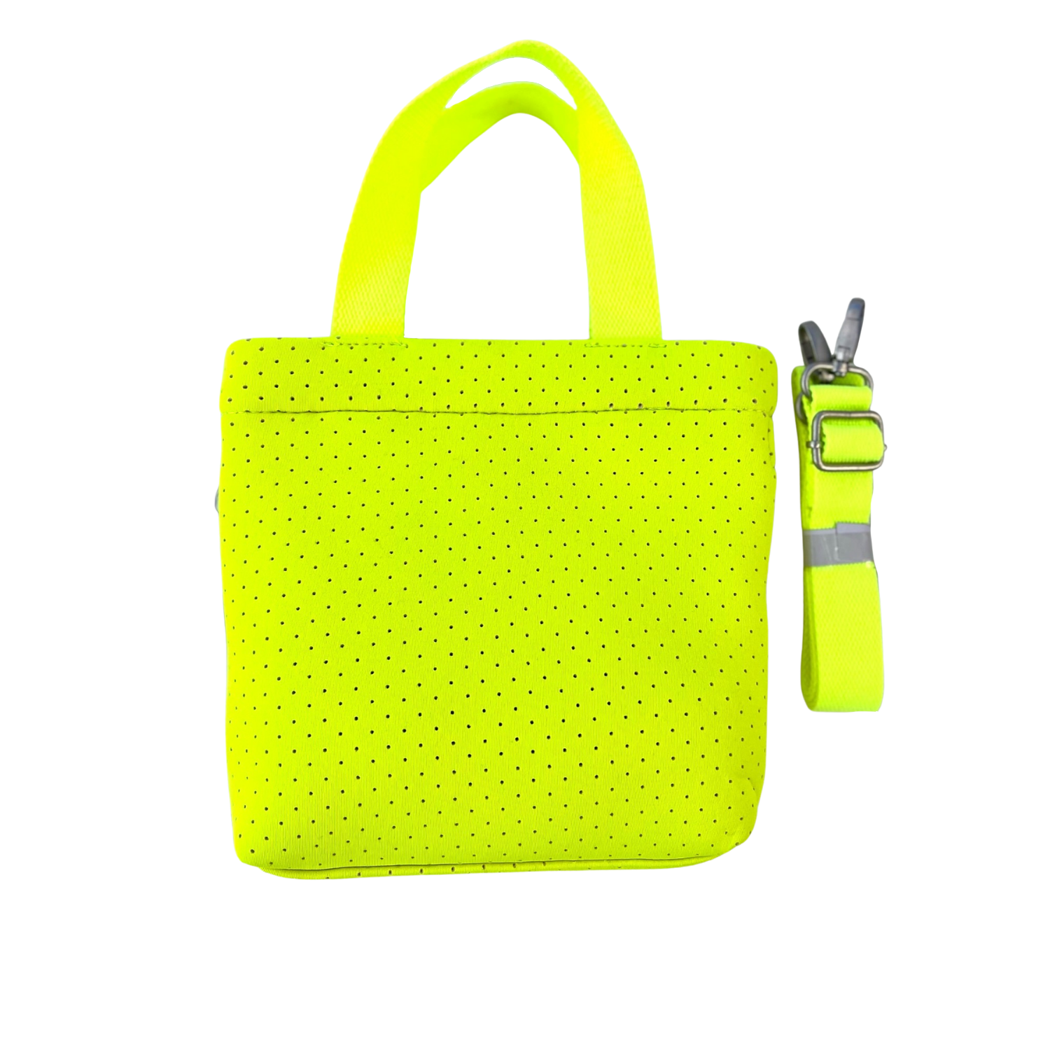 Midi Town Crossbody Bag: NEON Yellow Neoprene SOLD OUT - Quilted Koala