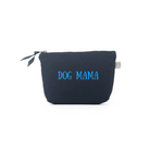 DOG MAMA - Navy Makeup Bag with Capri Blue - NEW! - Quilted Koala