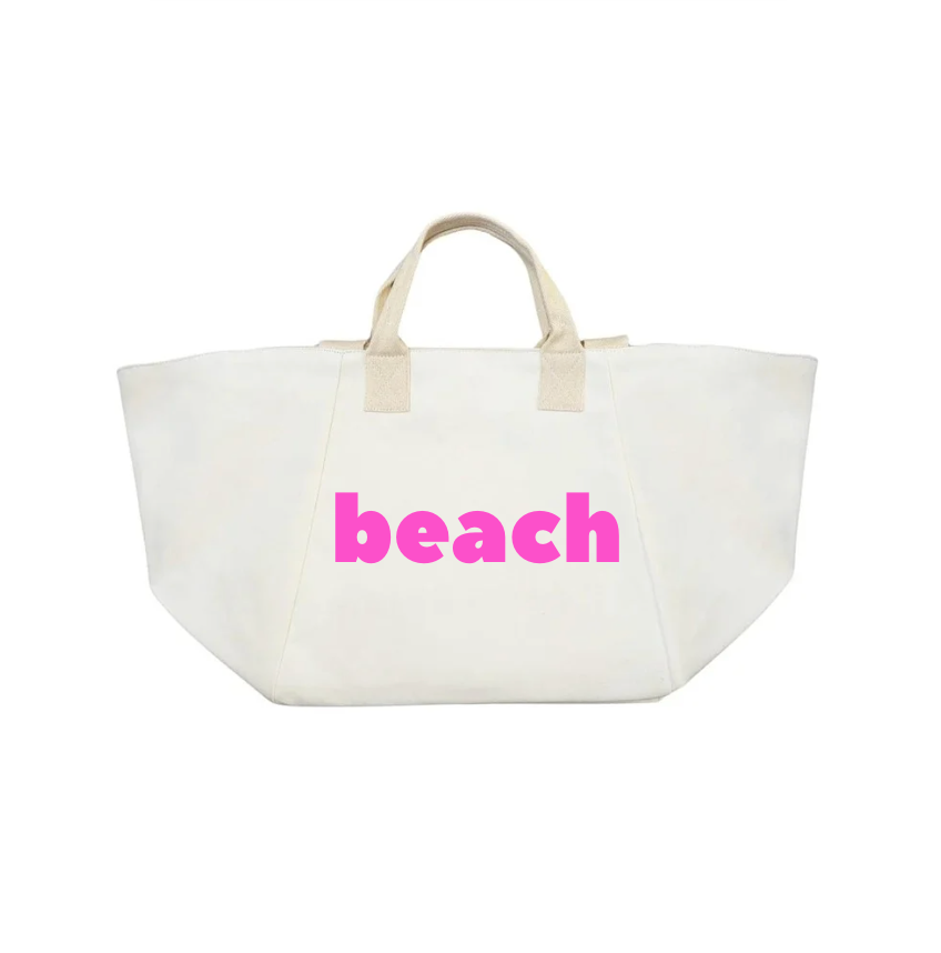 BEACH Bag - Hot Pink - Quilted Koala