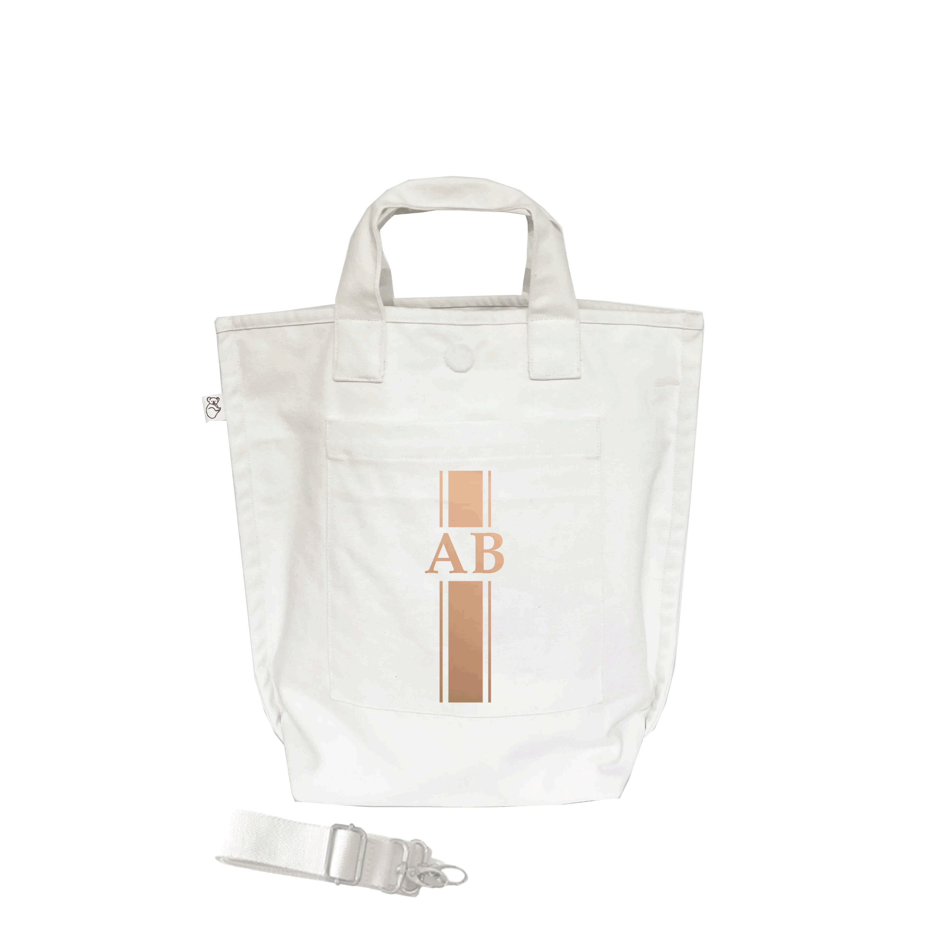 NEW! Monogram Stripe Soho Crossbody Bag - Natural - Quilted Koala