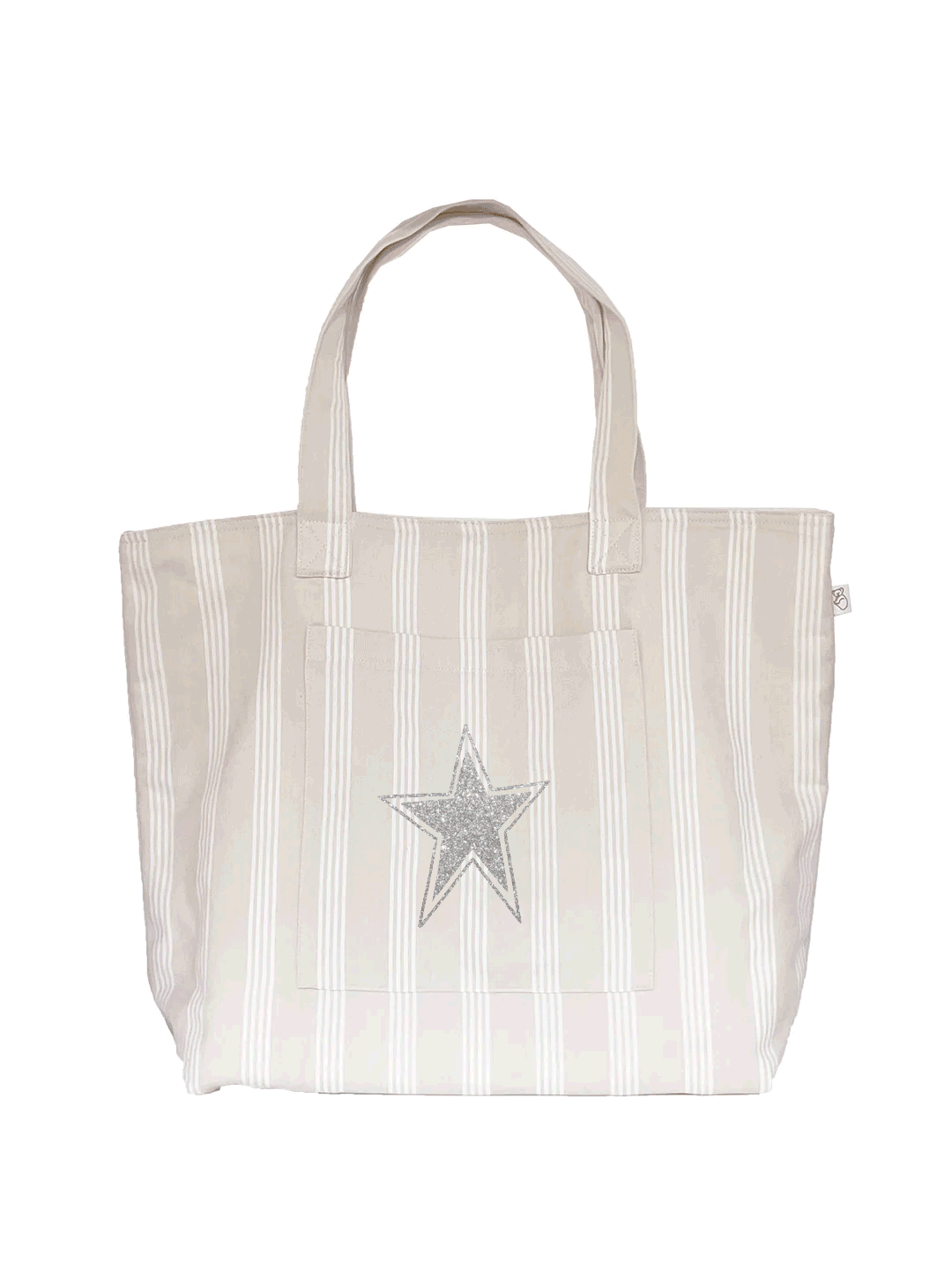 Sand Ticking Stripe Everything Bag - Quilted Koala