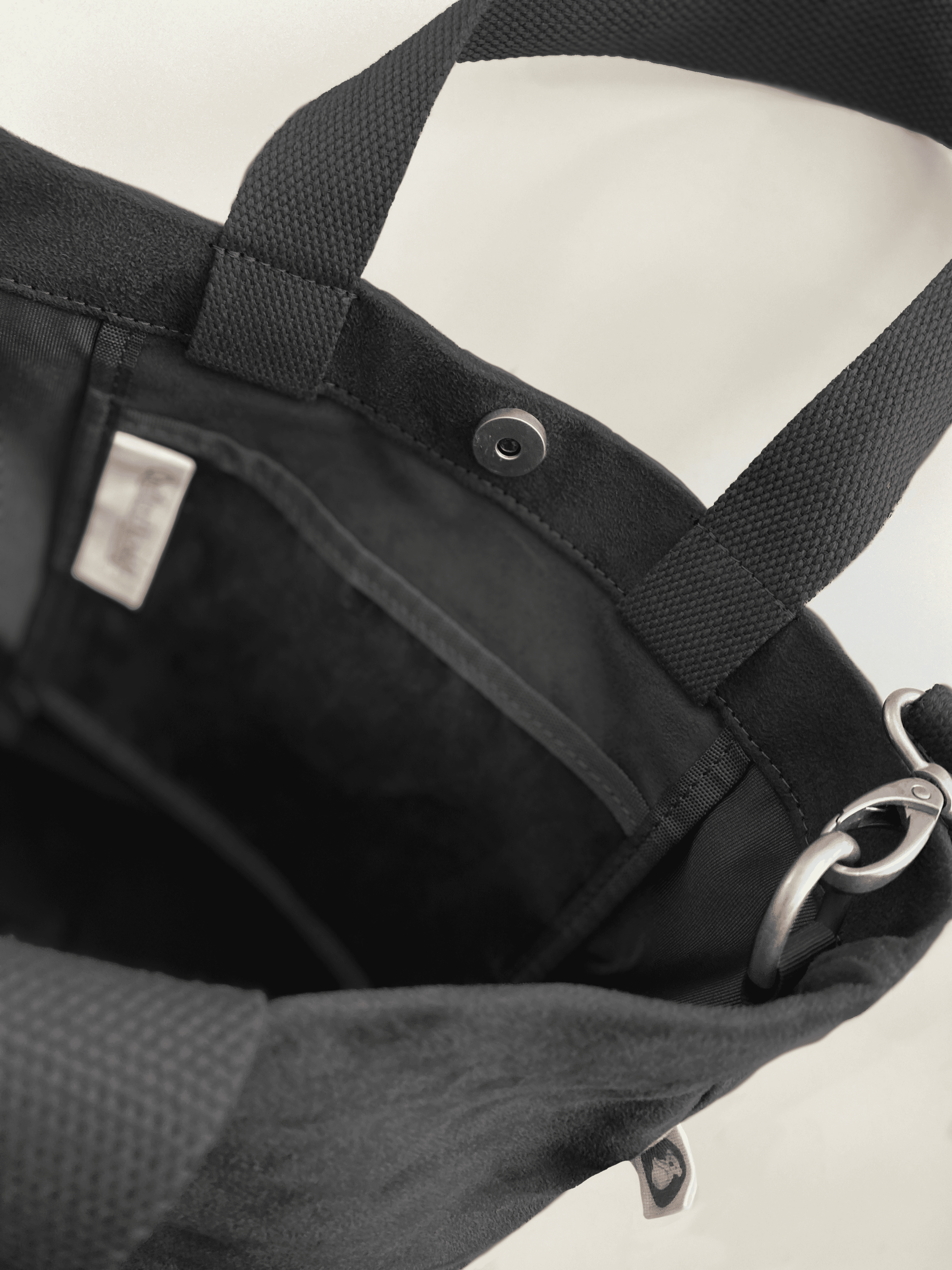 Vegan Suede Crossbody Bag in Black with TWO GIFTS! - Quilted Koala